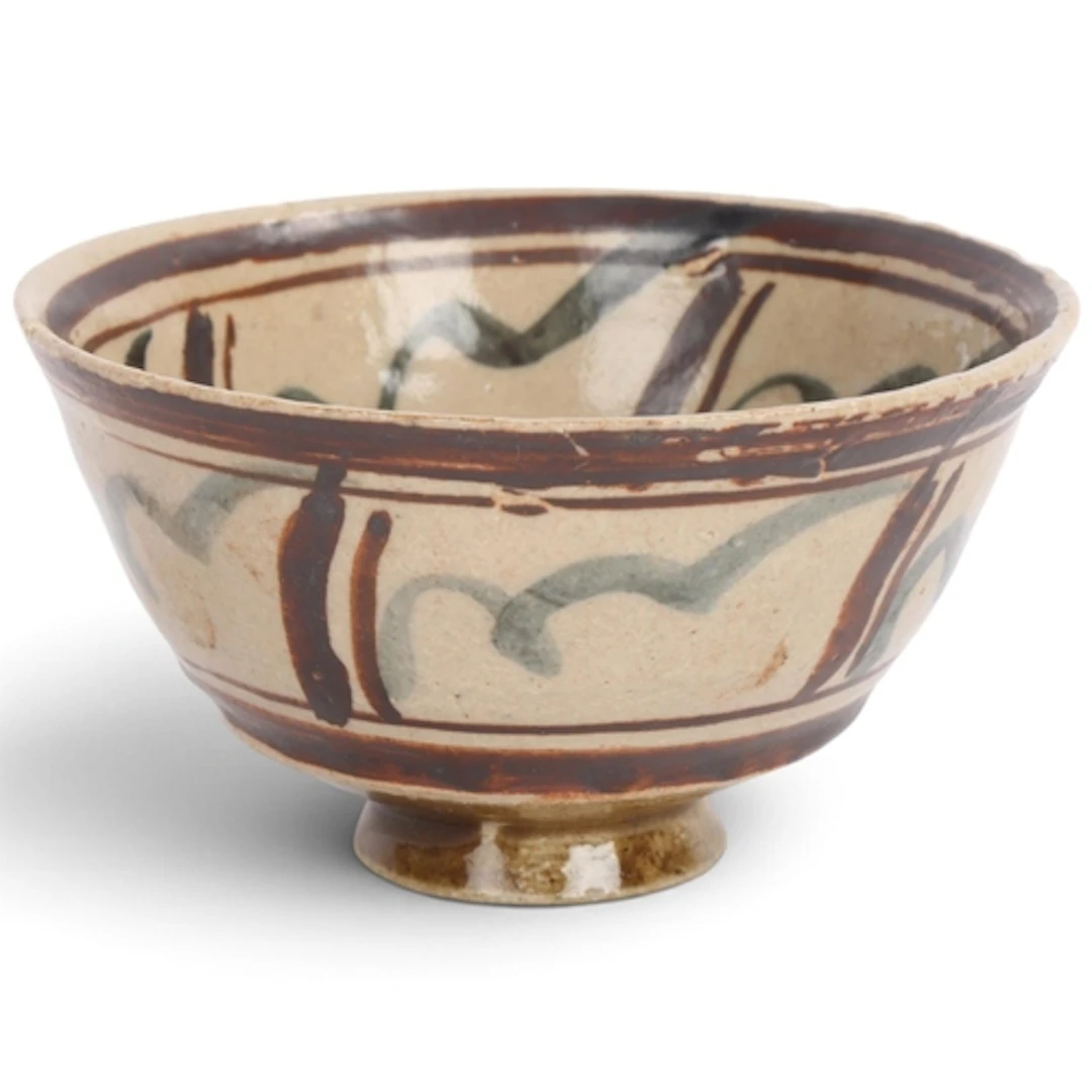 SETH CARDEW (1934-2016), a stoneware tea bowl with brushwork...