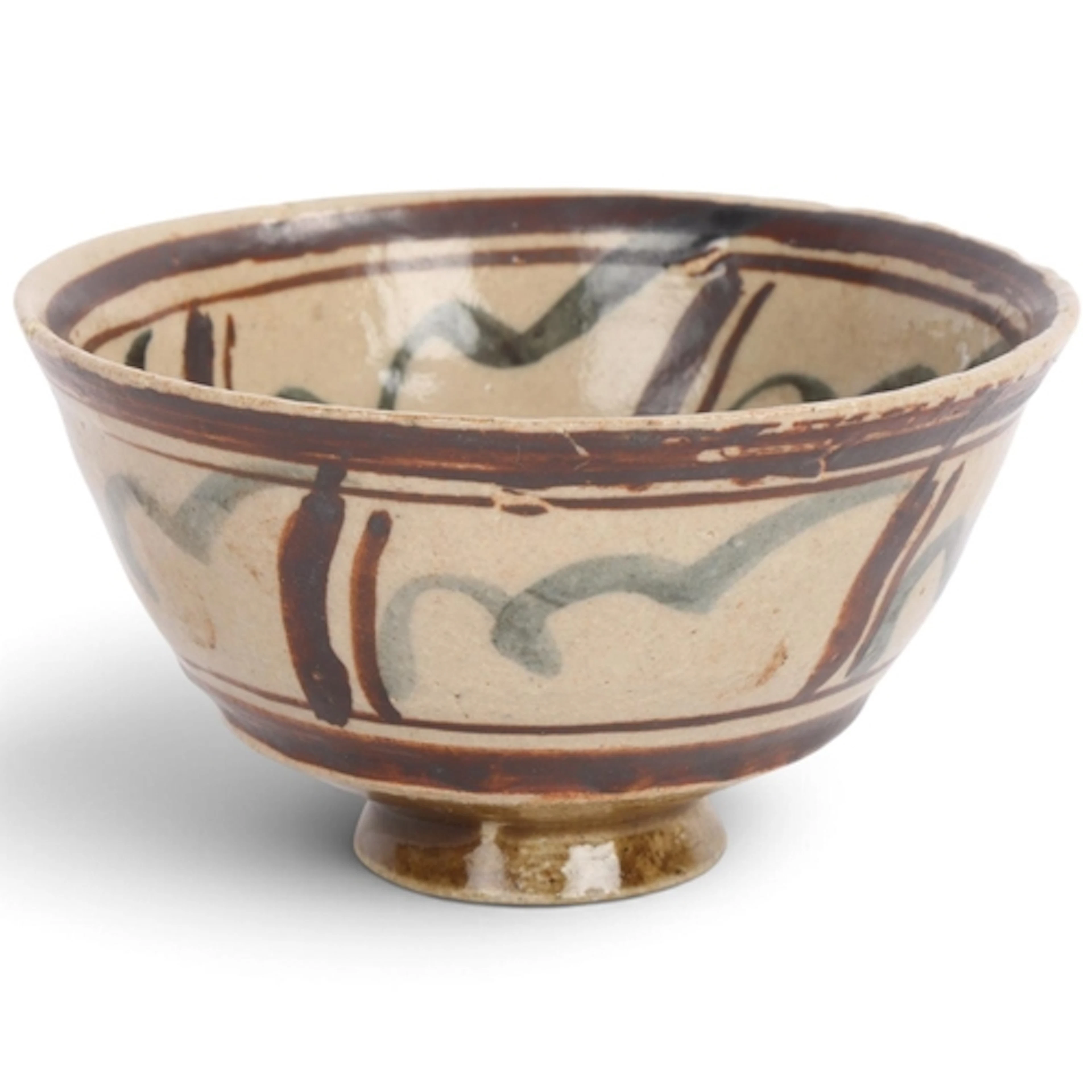 SETH CARDEW (1934-2016), a stoneware tea bowl with brushwork...