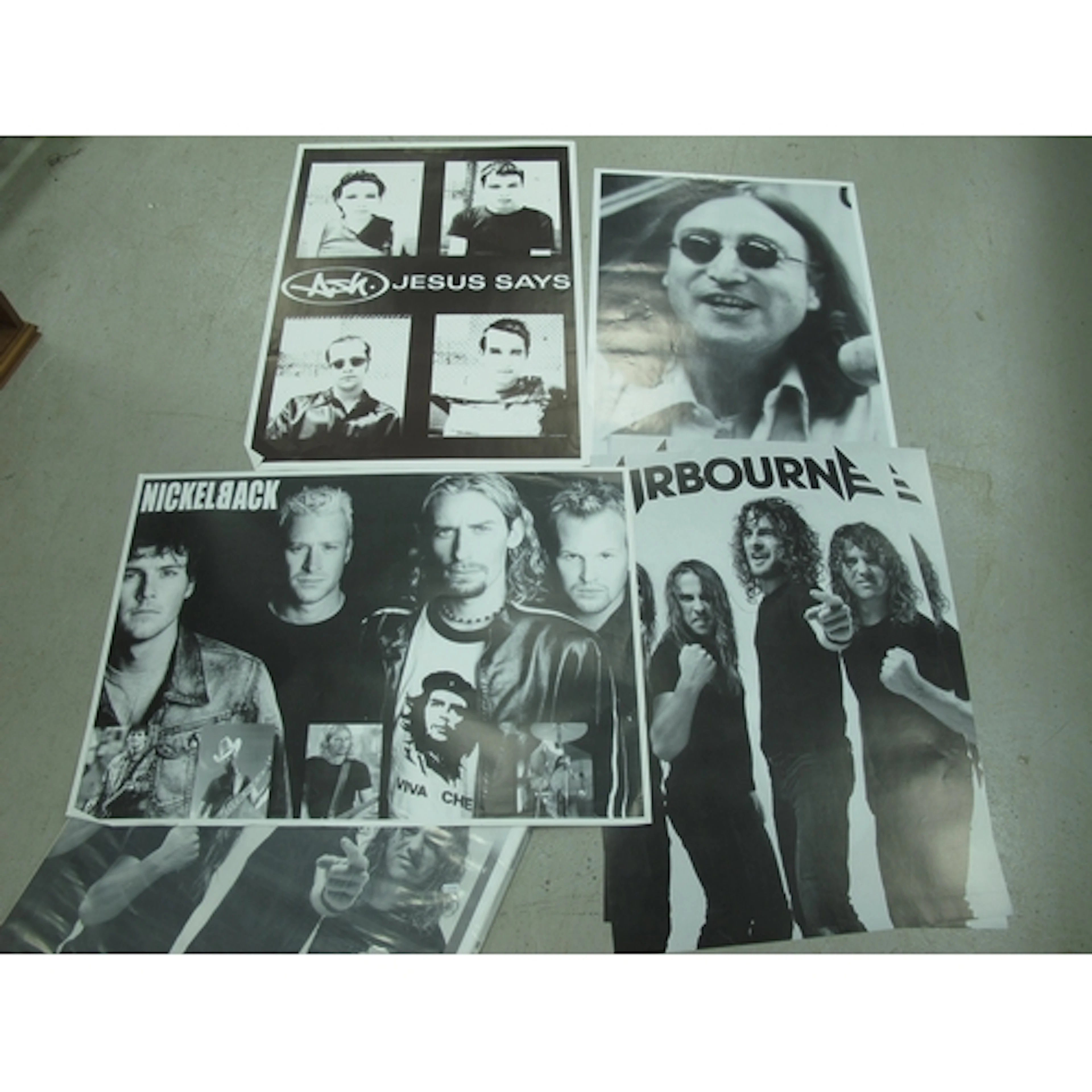 Music Posters in Monochrome - John Lennon, Baby Shambles, Ro...