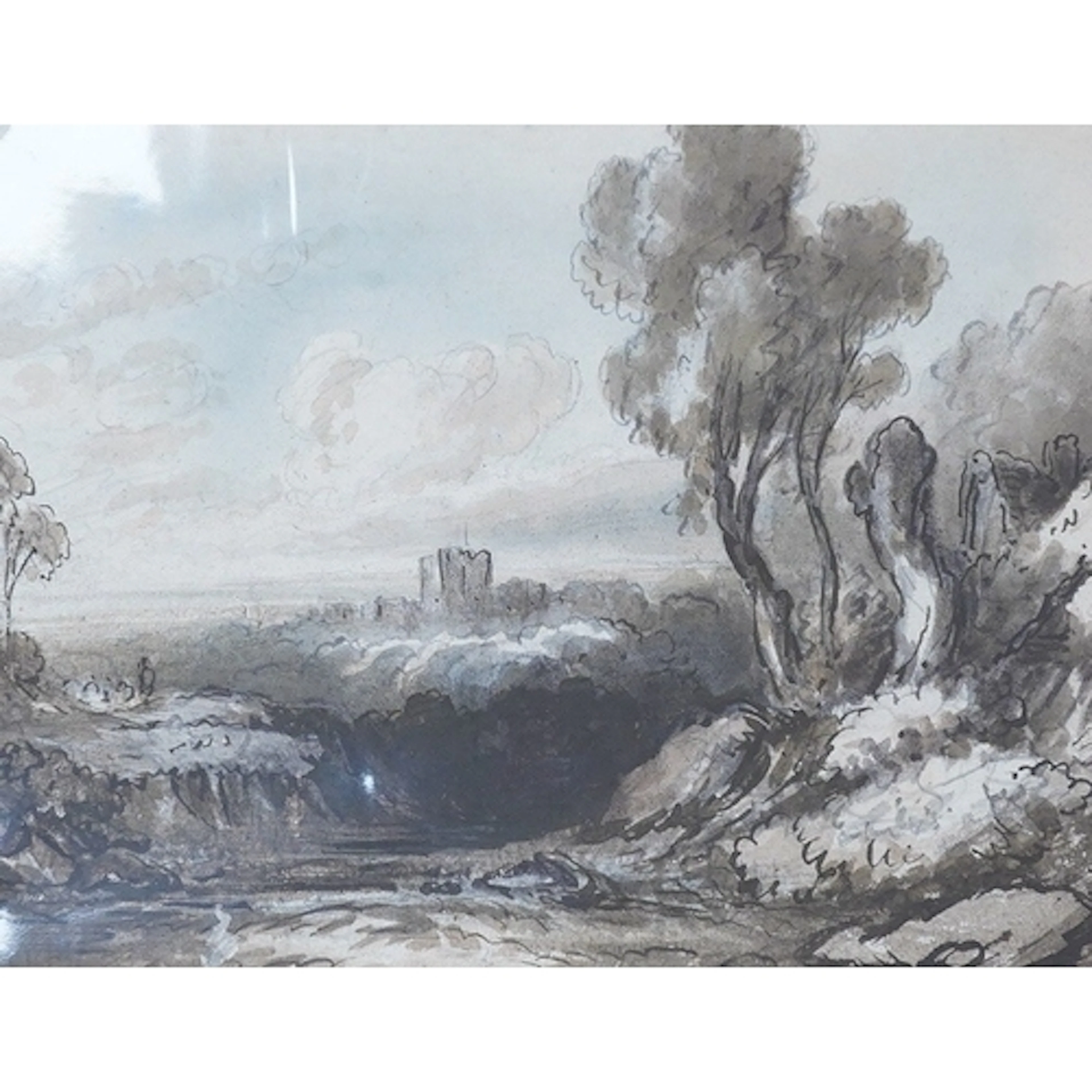 After Thomas Gainsborough (1727-1788), pastoral landscape, u...