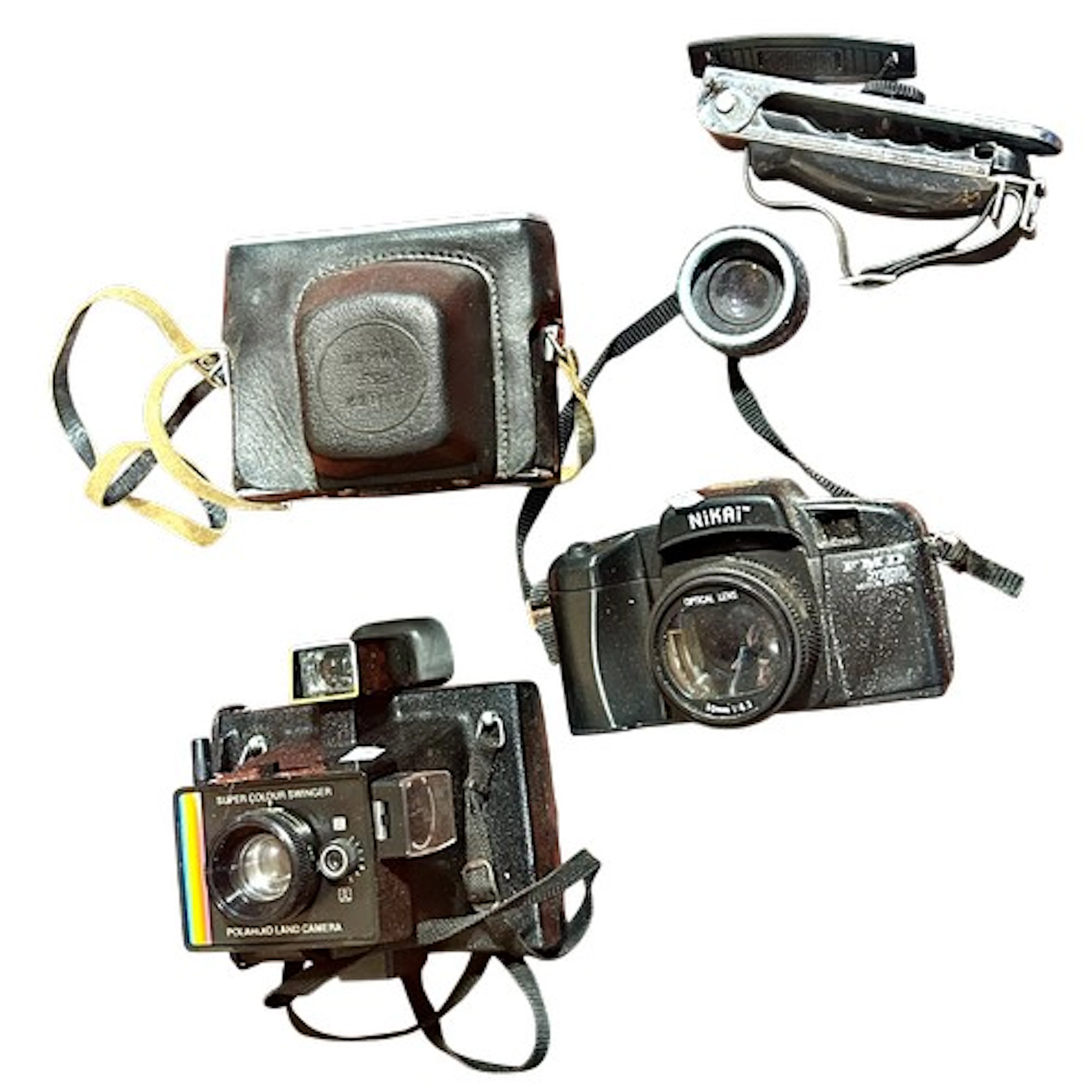 Vintage photographic equipment to include a boxed Polaroid S...