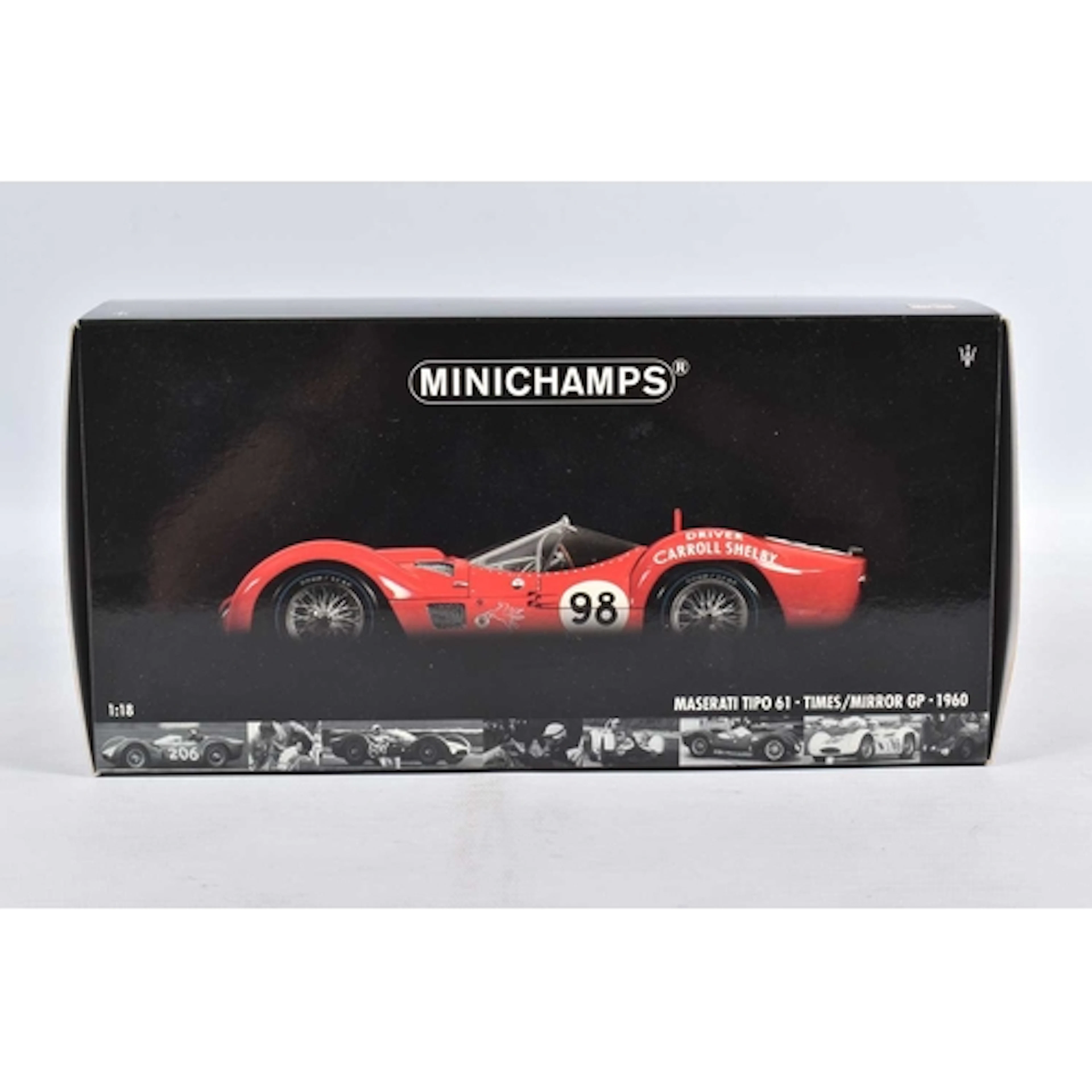 A BOXED MINICHAMPS 1:18 SCALE MASERATI TIPO 61, Times / Mirr...