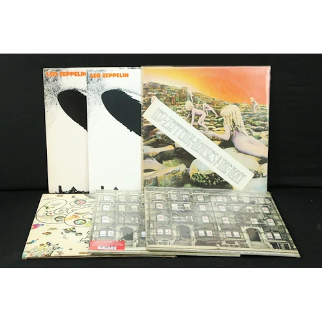 Vinyl - 6 Led Zeppelin LPs to include self titled x 2, House...