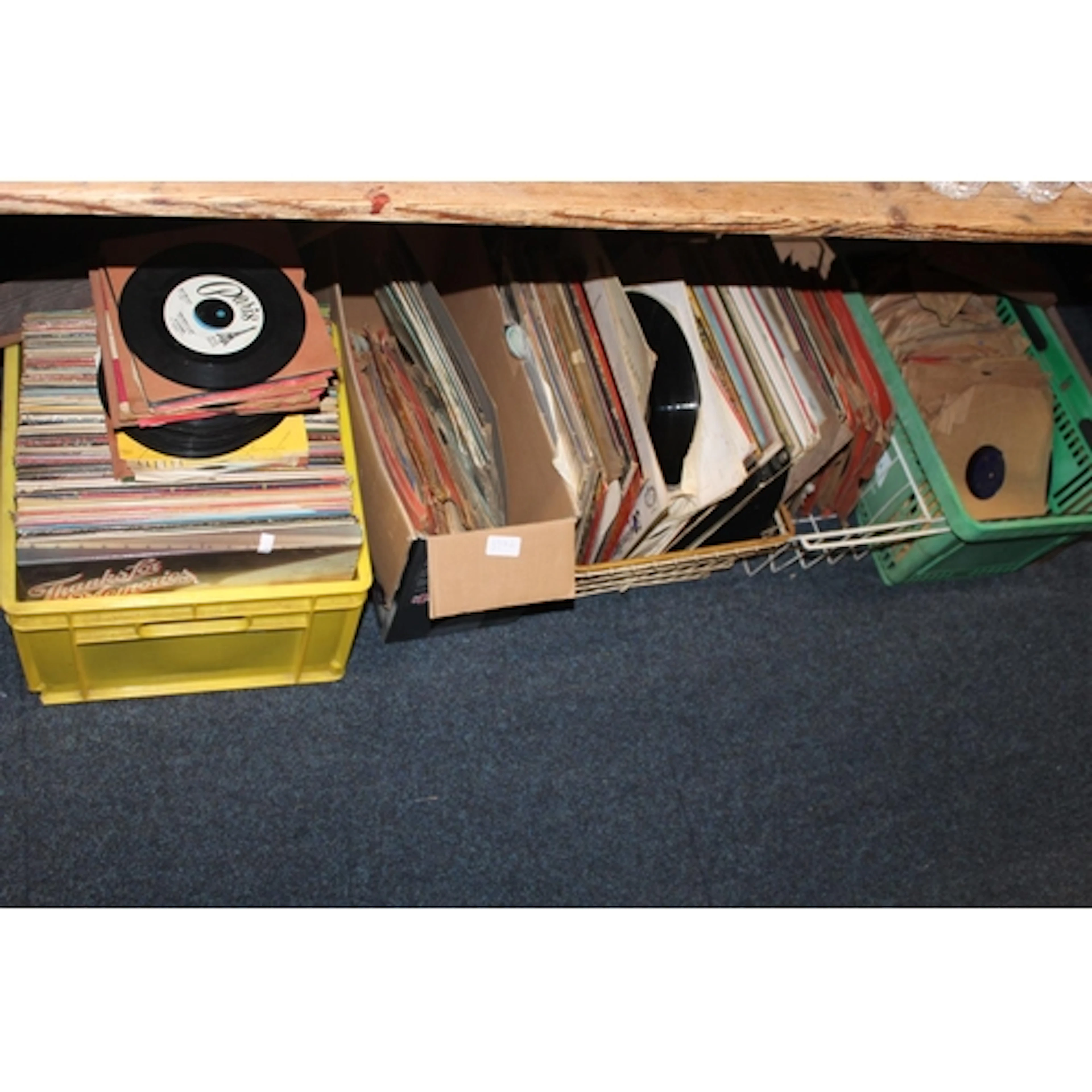 Large collection of records and antique records from the 195...
