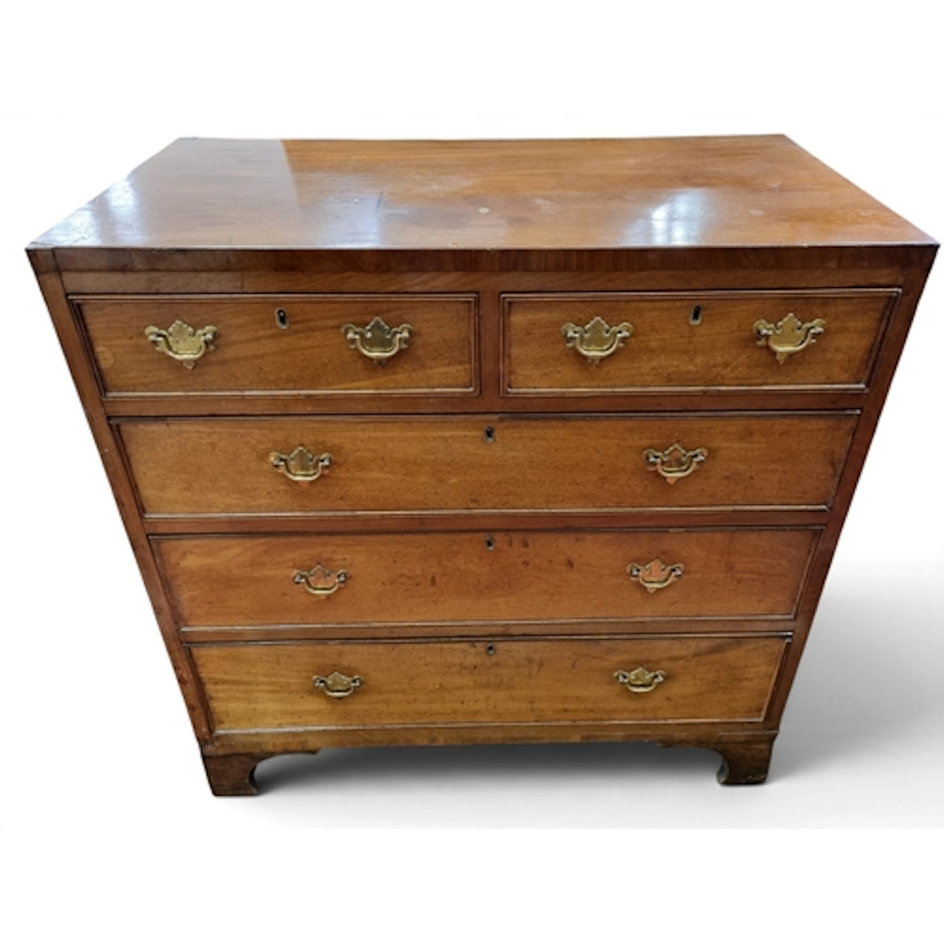 A Regency Mahogany rectangular Chest of Drawers of neat prop...