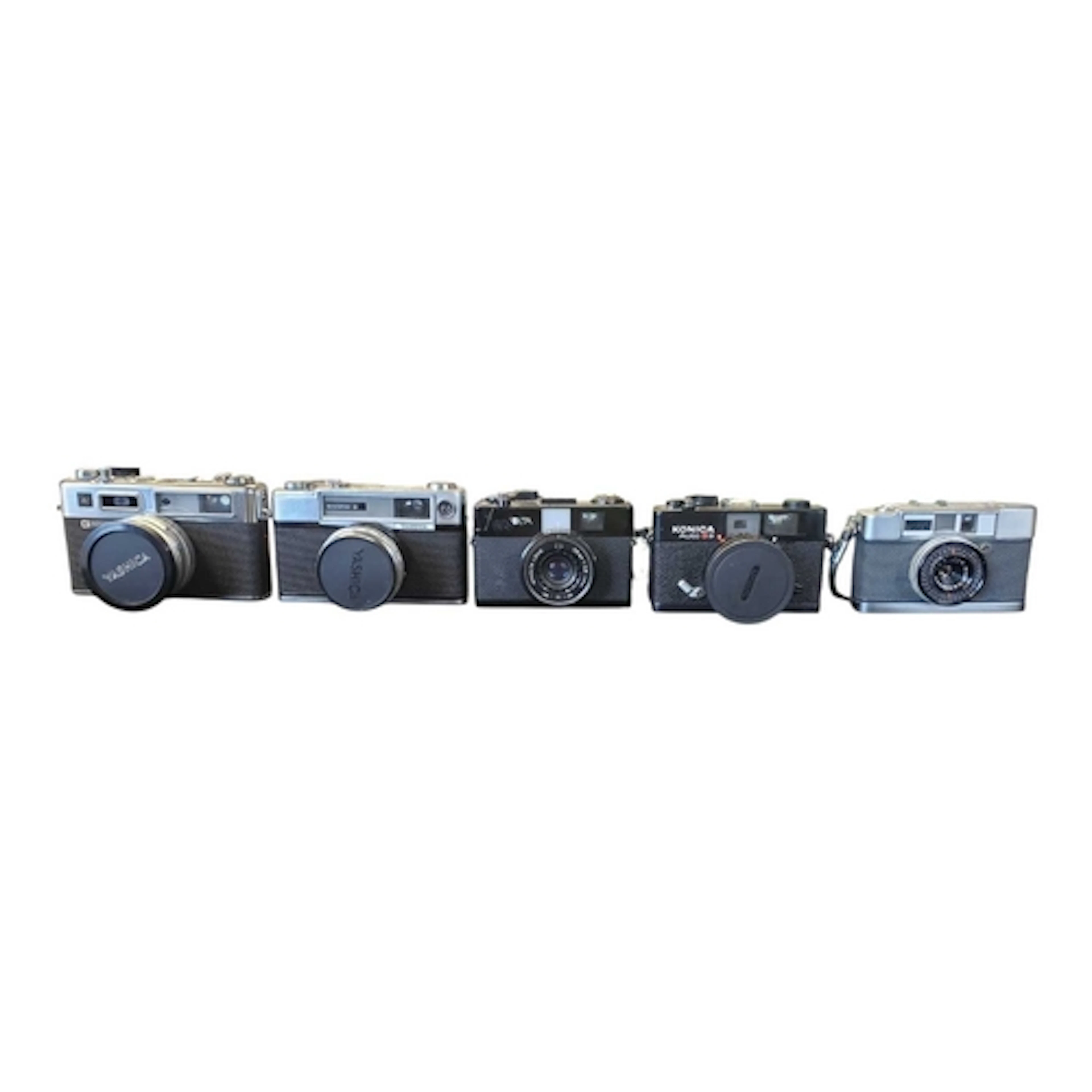 A collection of vintage 20th century Japanese rangefinder / ...