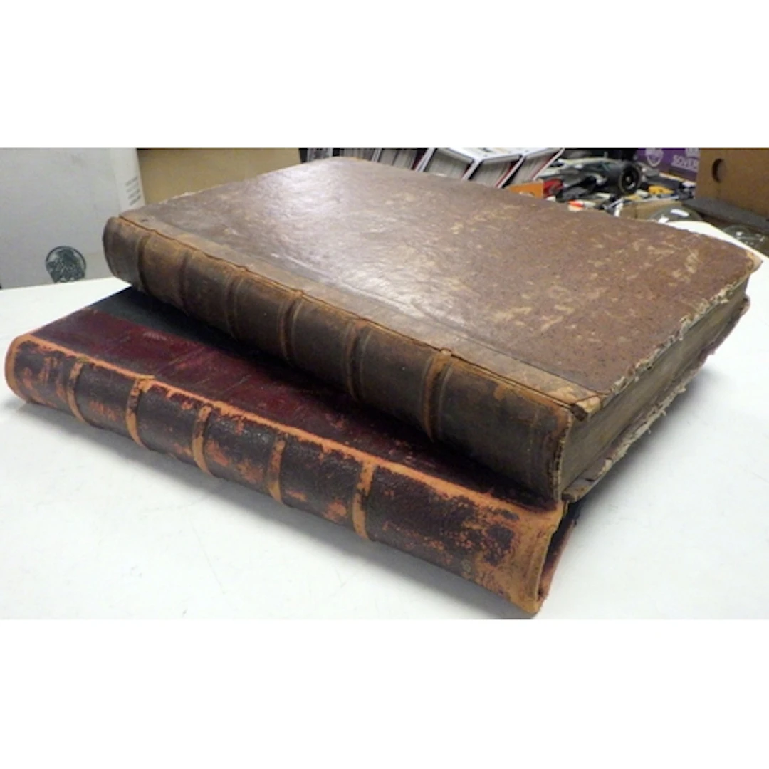 The 19C large format edition of Milton's Paradise Lost illus...
