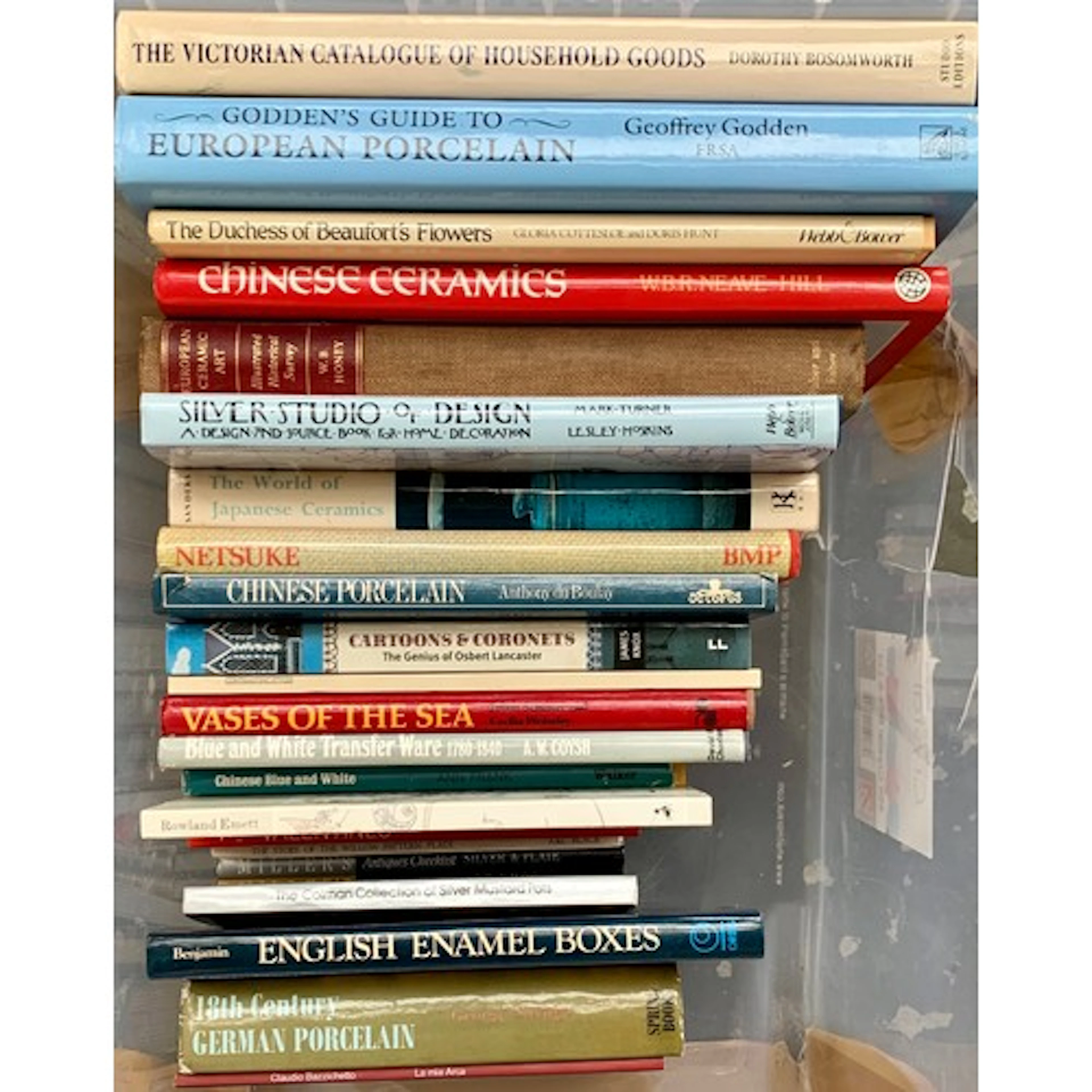 CERAMICS/COLLECTING. A group largely composed of volumes on ...