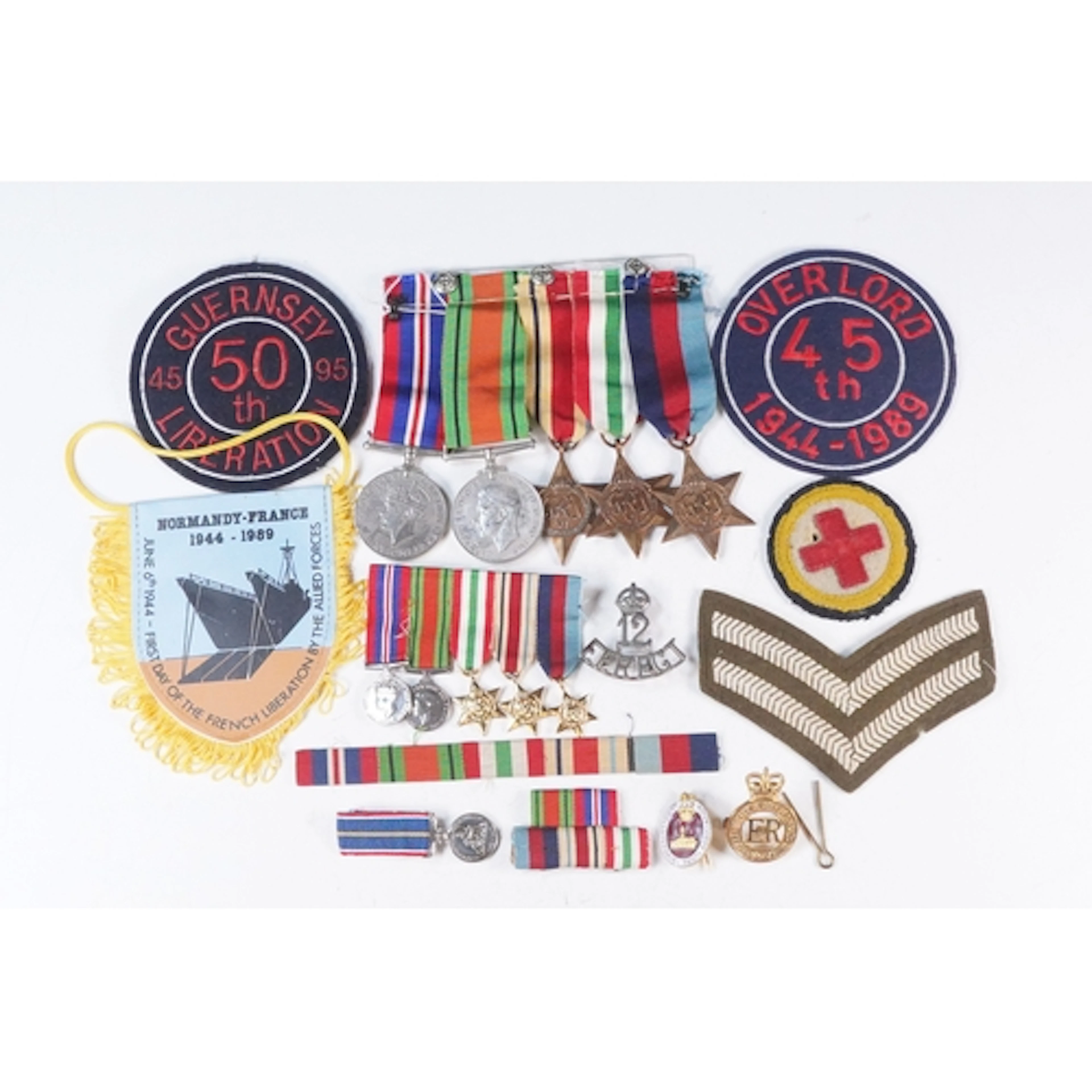 A British World War Two full size medal group of five togeth...