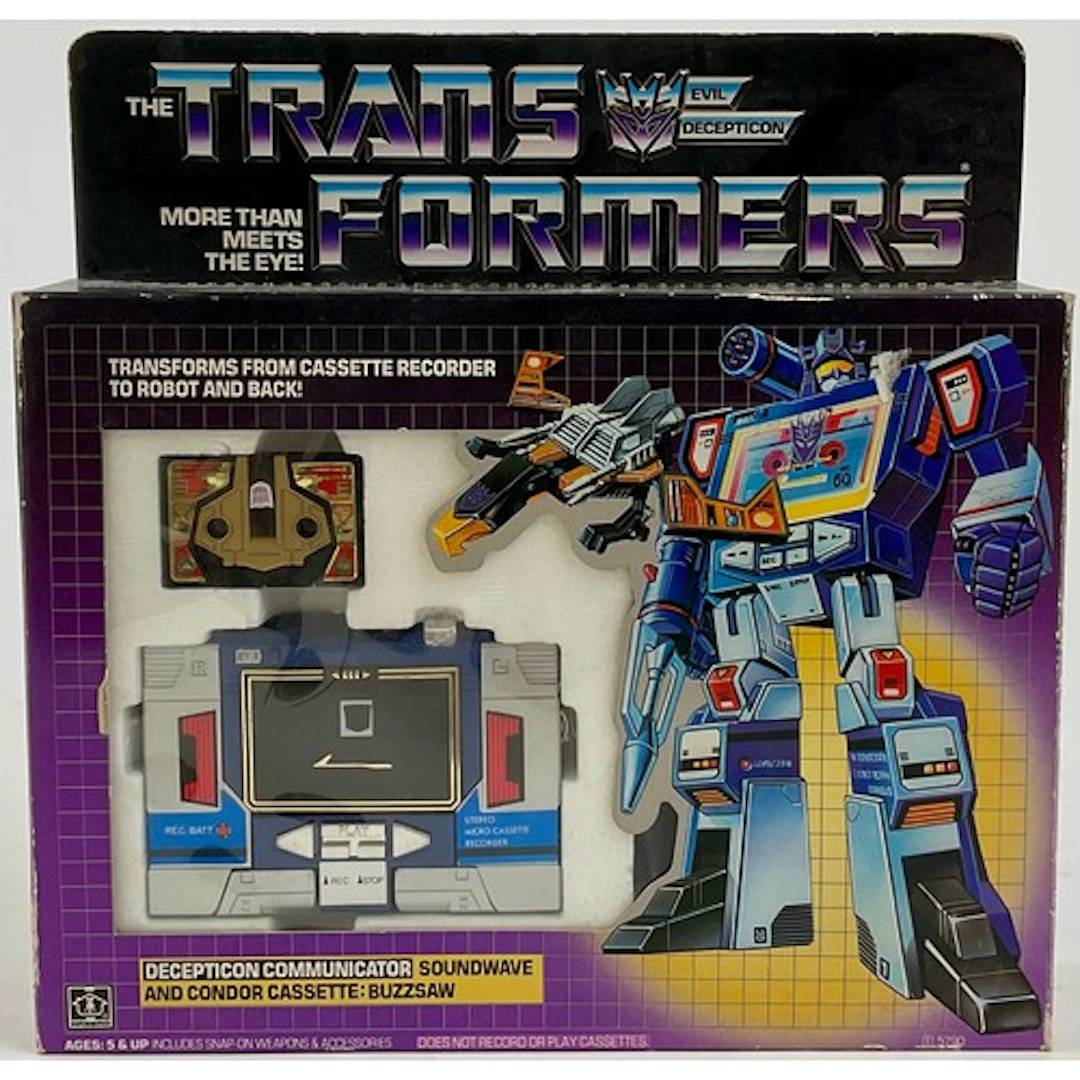 Transformers (Hasbro) - a 1984 Decepticon Communicator Sound...