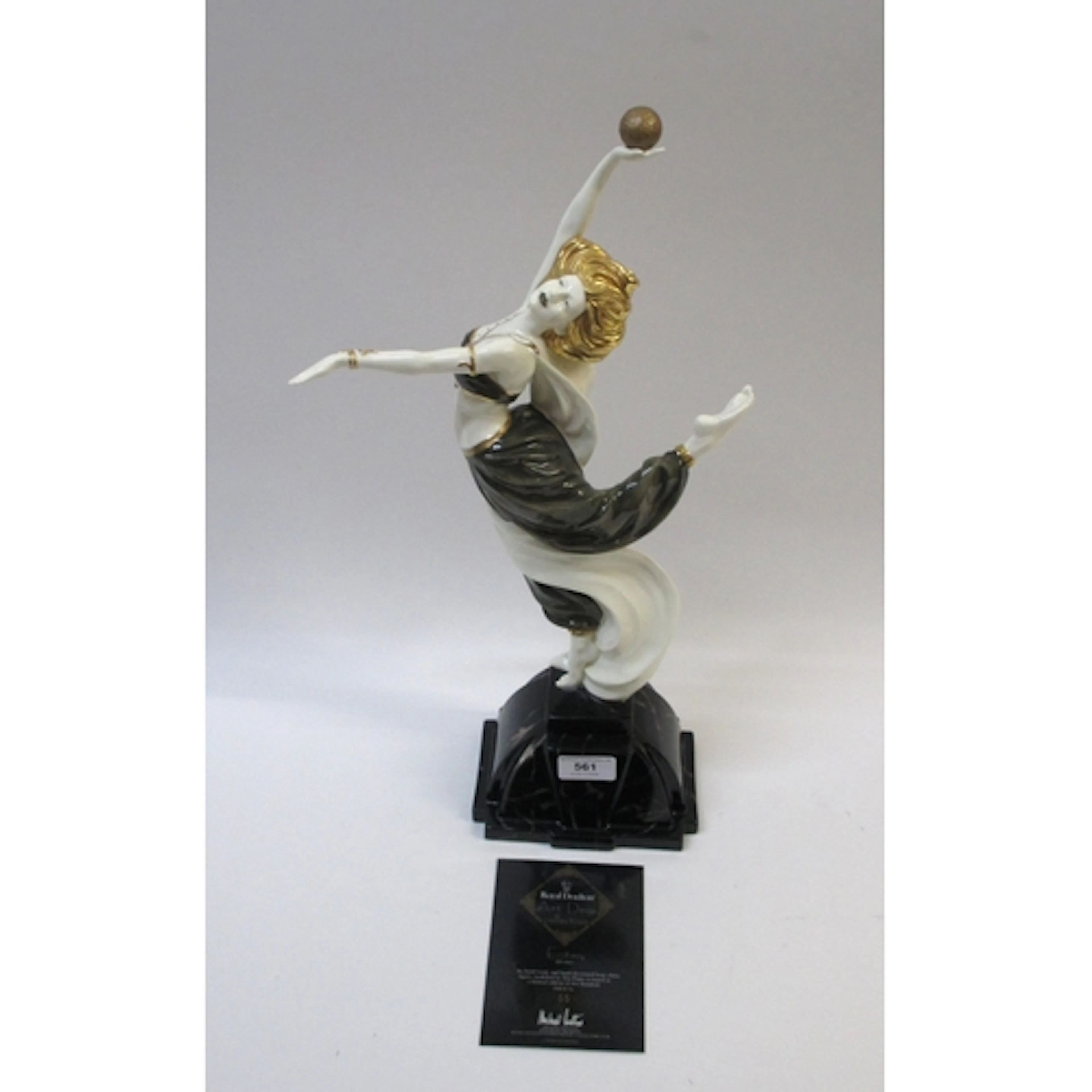 Royal Doulton Art Deco Collection figure, ' Ecstasy ', HN416...