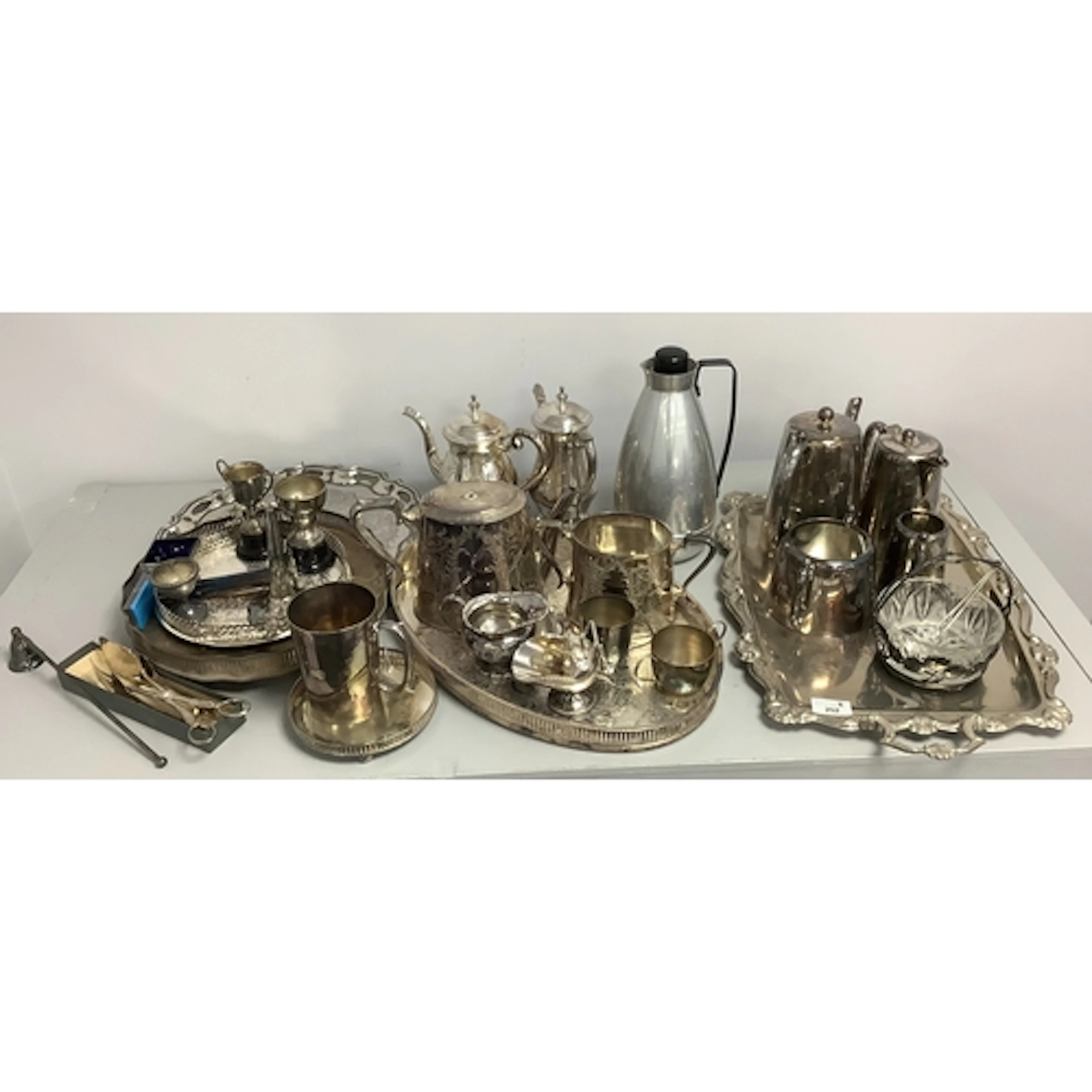 A Collection of Assorted Plated Ware, including decorative a...