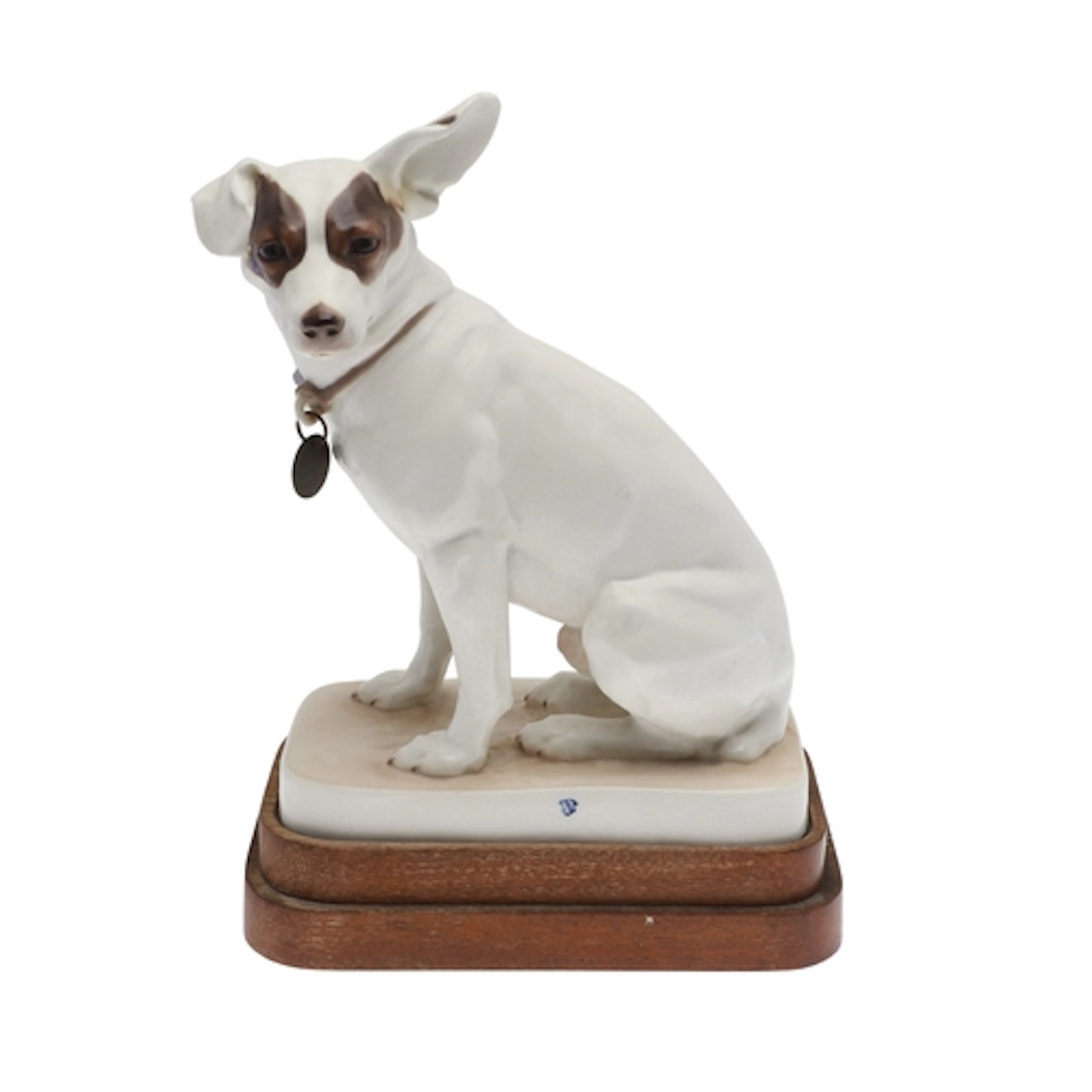 NYMPHENBURG FOX TERRIER - 'NIKI'. A rare porcelain figure of...