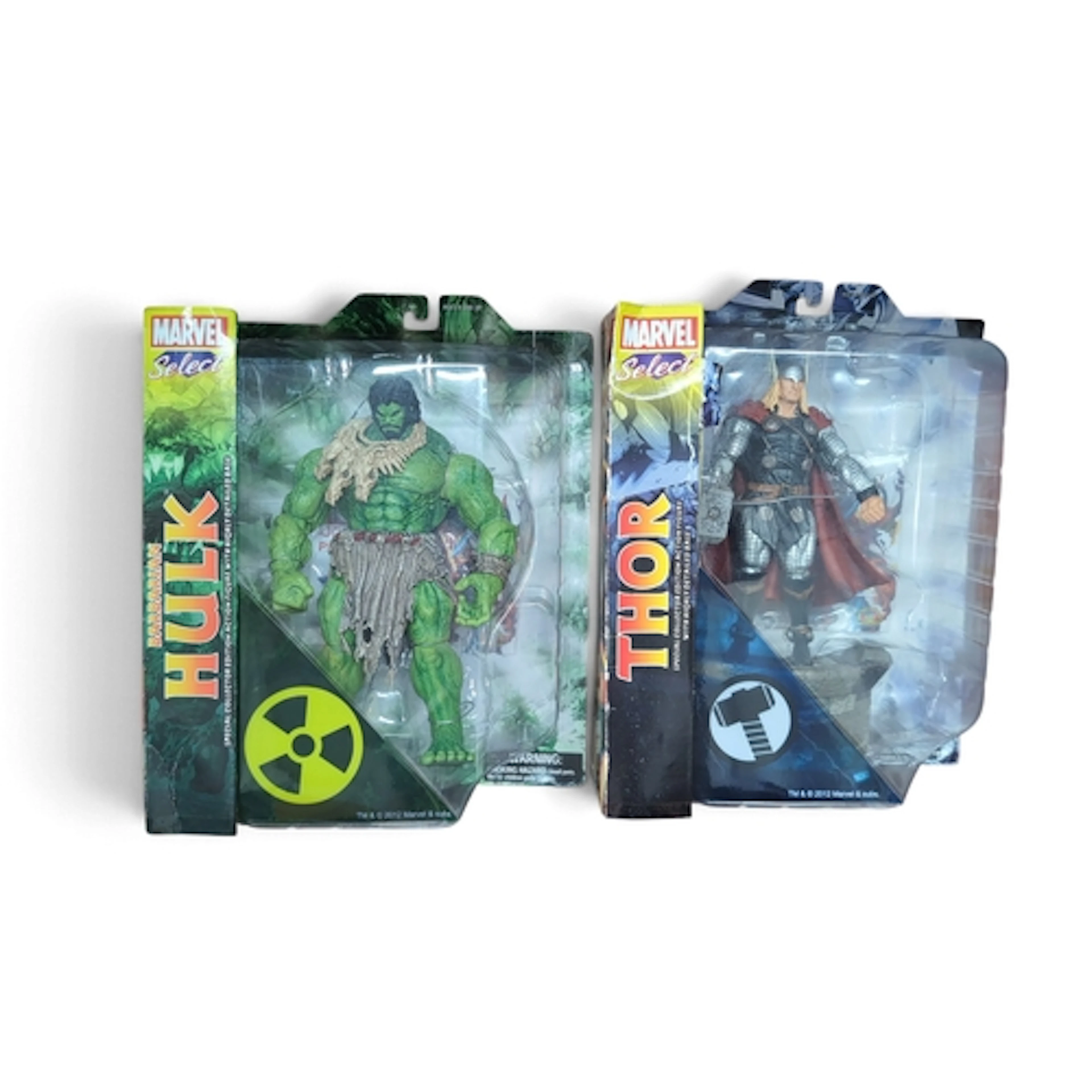 2 x Diamond Select Toys Marvel Select action figures - Barba...