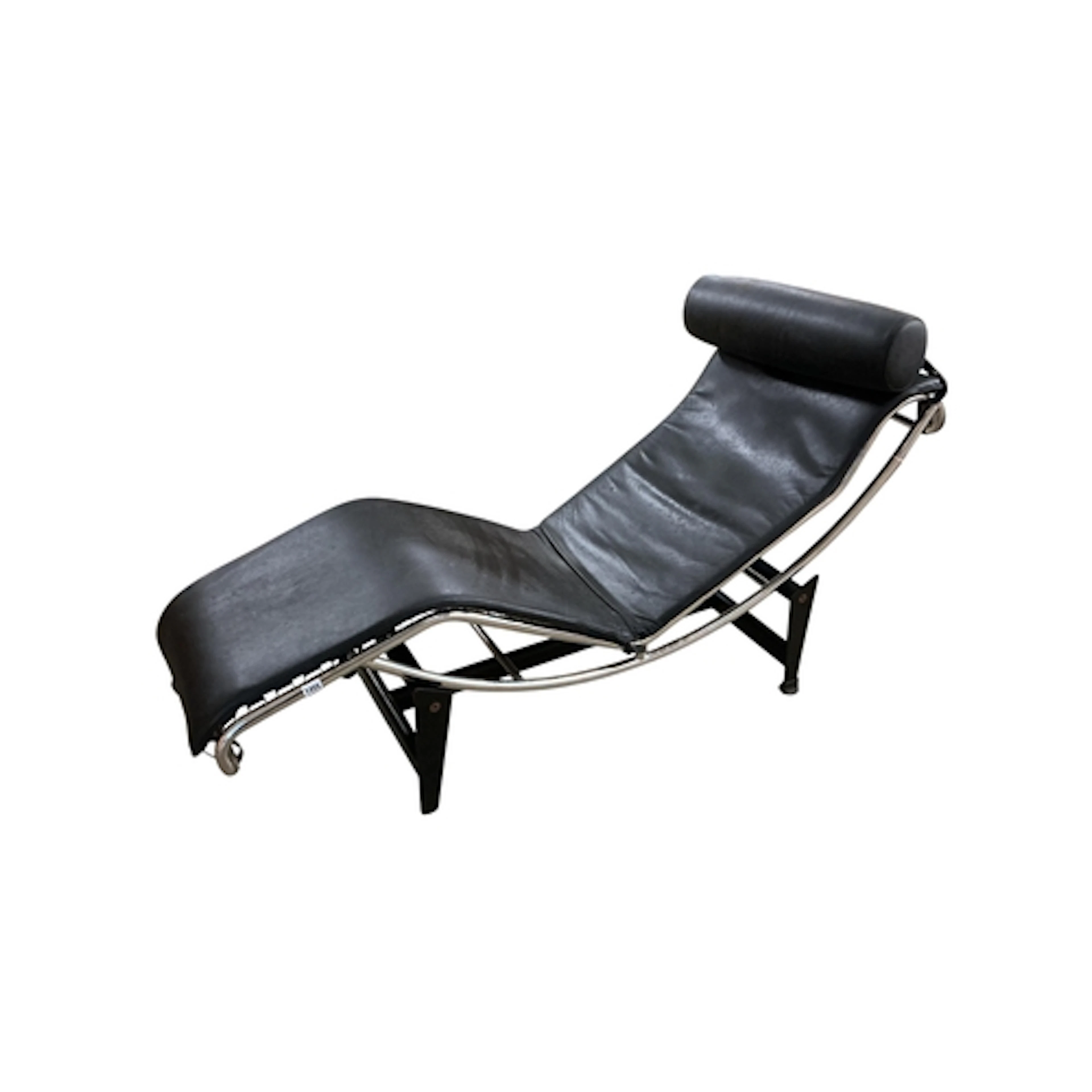 After Corbusier, an LC-style recliner daybed, width 160cm, d...