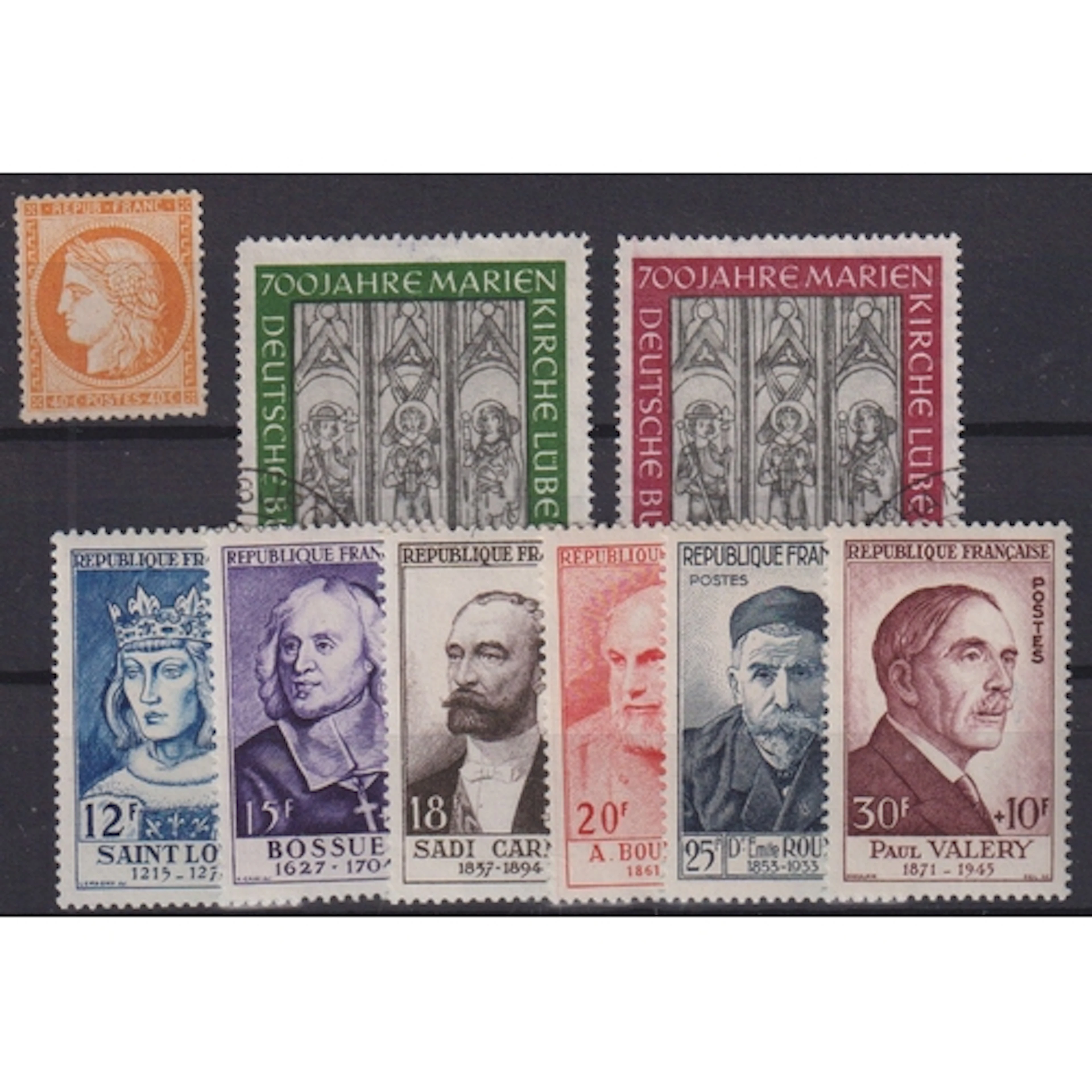 A range of European issues on stockcards, all described and ...