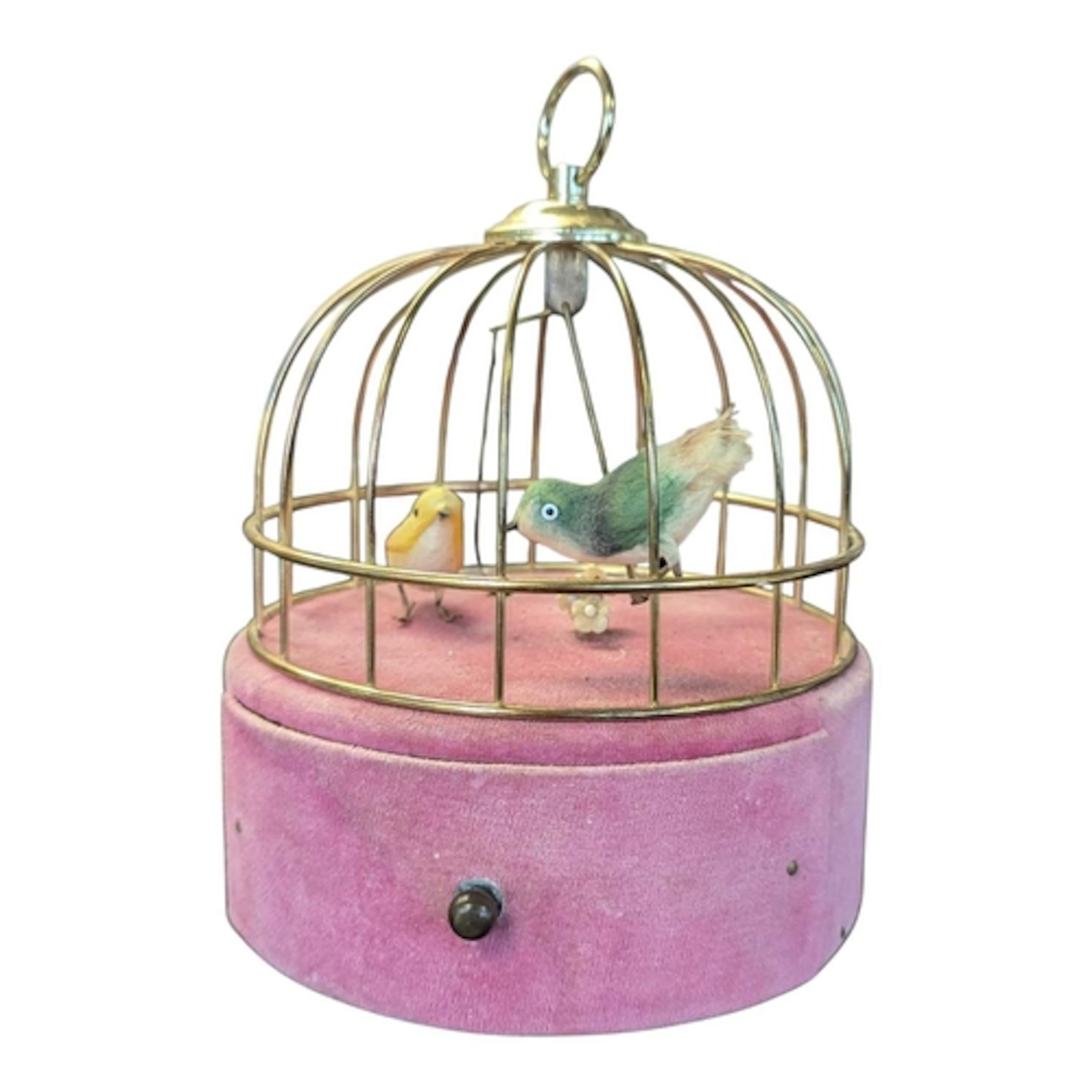 A vintage mid 20th cenutry circa 1950s bird automaton musica...