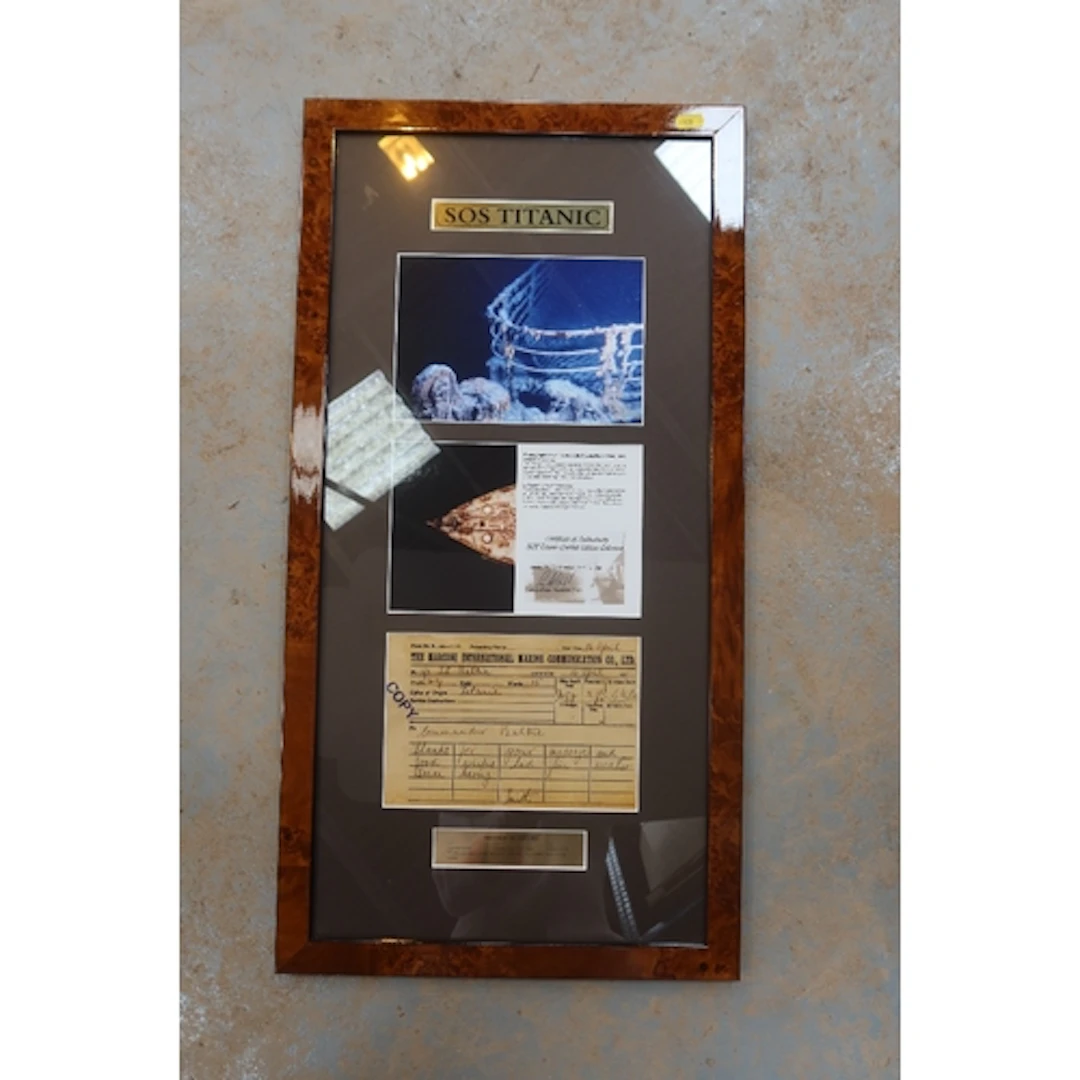SOS Titanic Ltd Photo Facsimile message etc