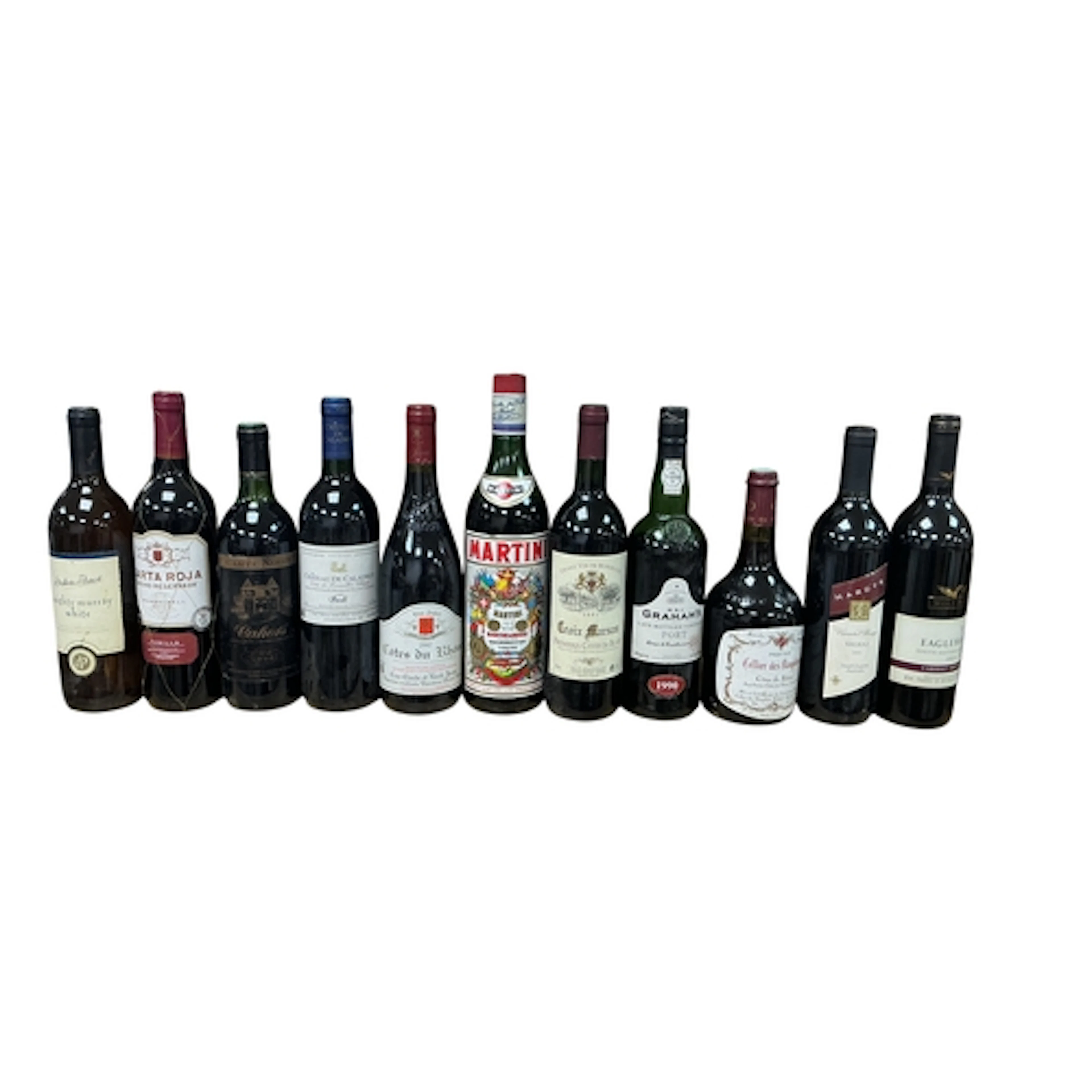 A collection of of wine and spirits, inc. W&J Graham's Late ...