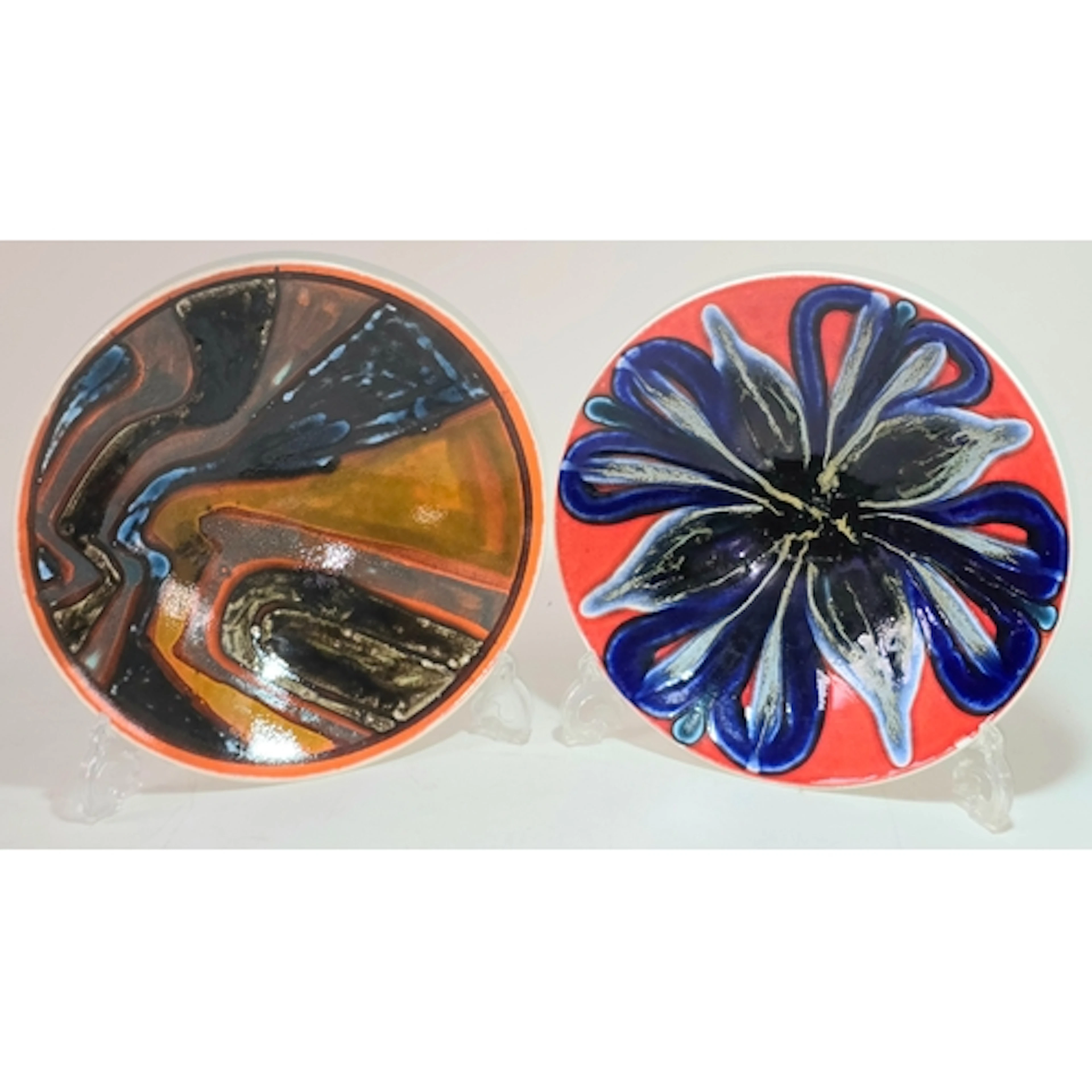 Poole Pottery shape 57 Delphis bowl 10.25" dia decorated by ...