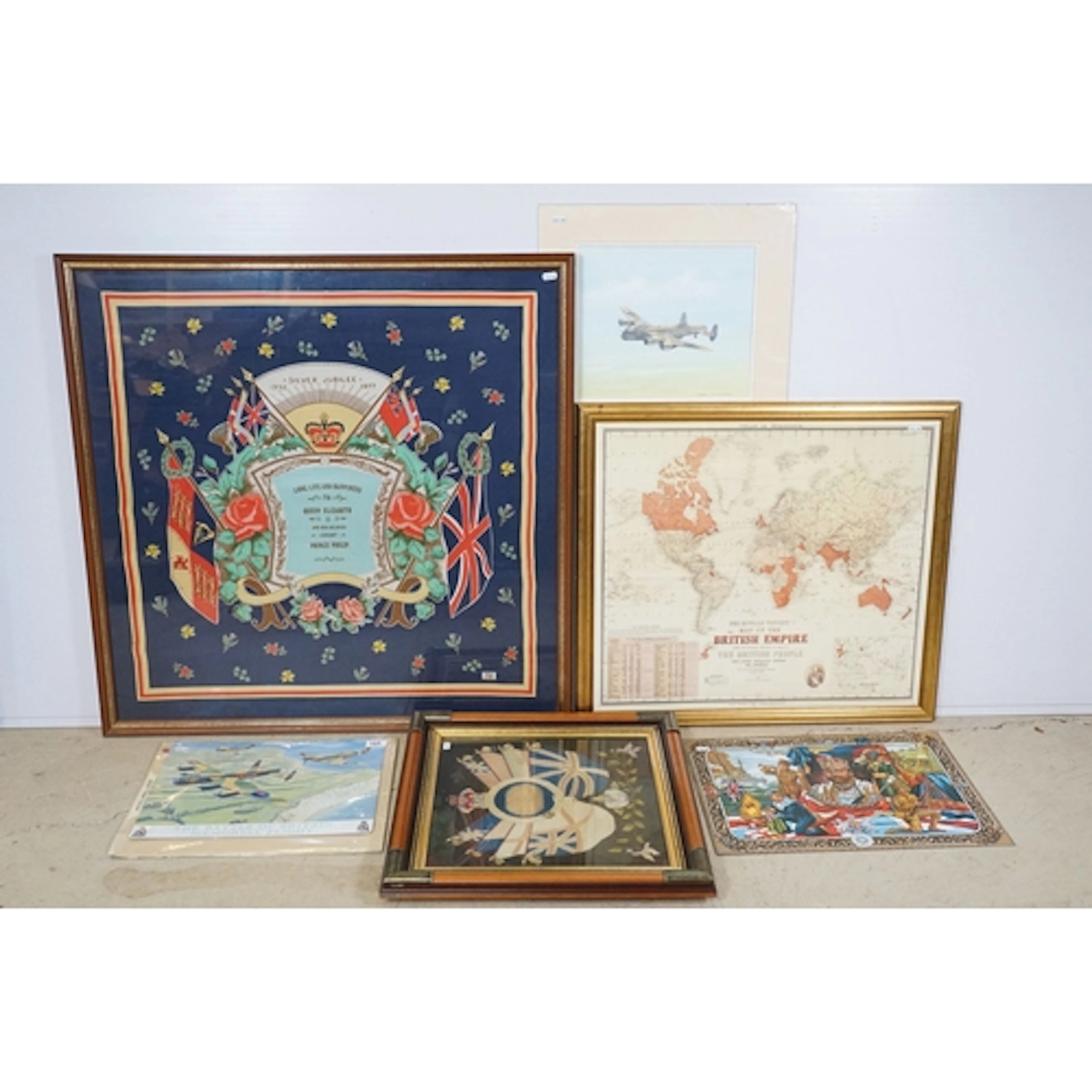 A Liberty of London vintage silk scarf commemorating the Sil...