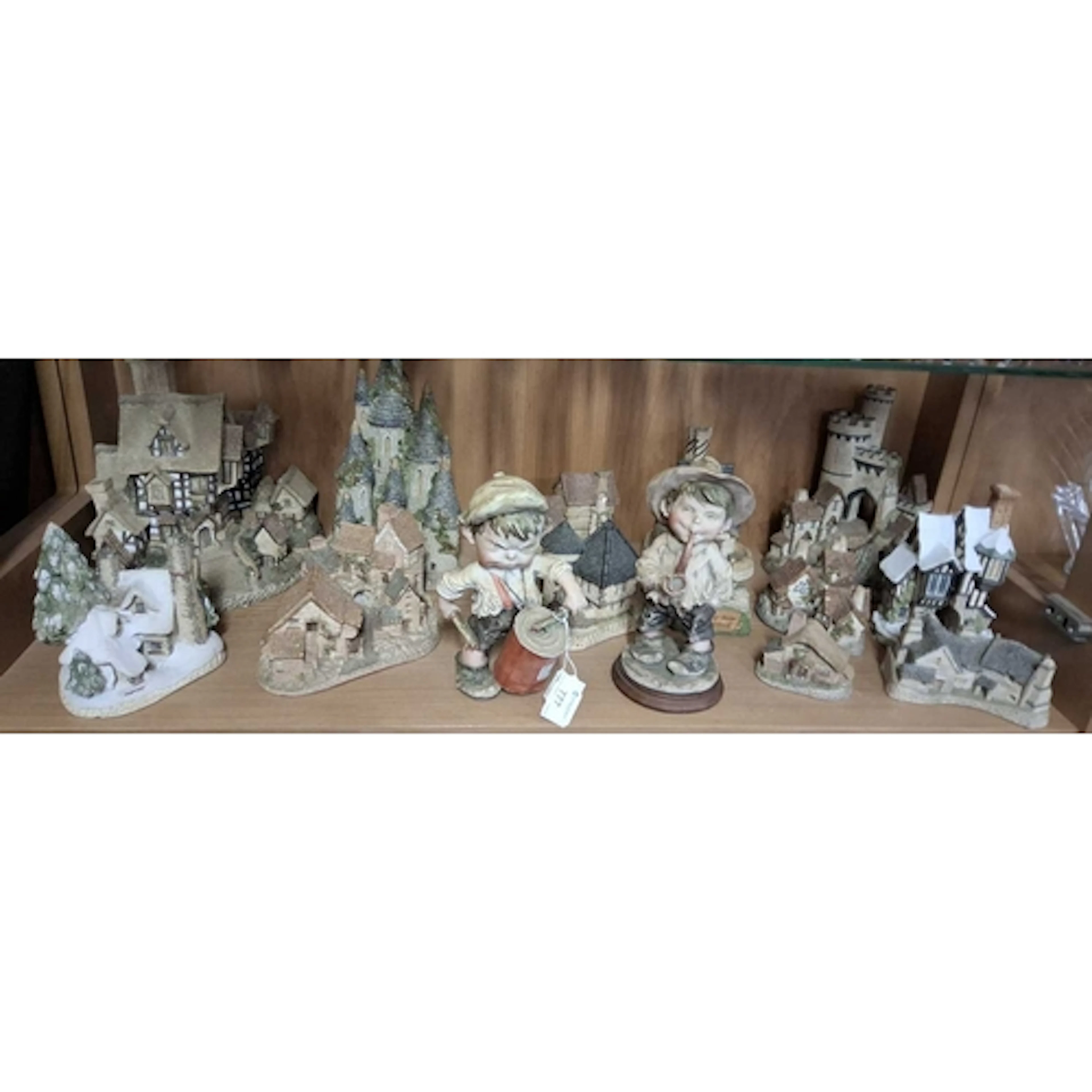 A GROUP OF DAVID WINTER SCULPTURES AND TWO GIUSEPPE ARMANI G...