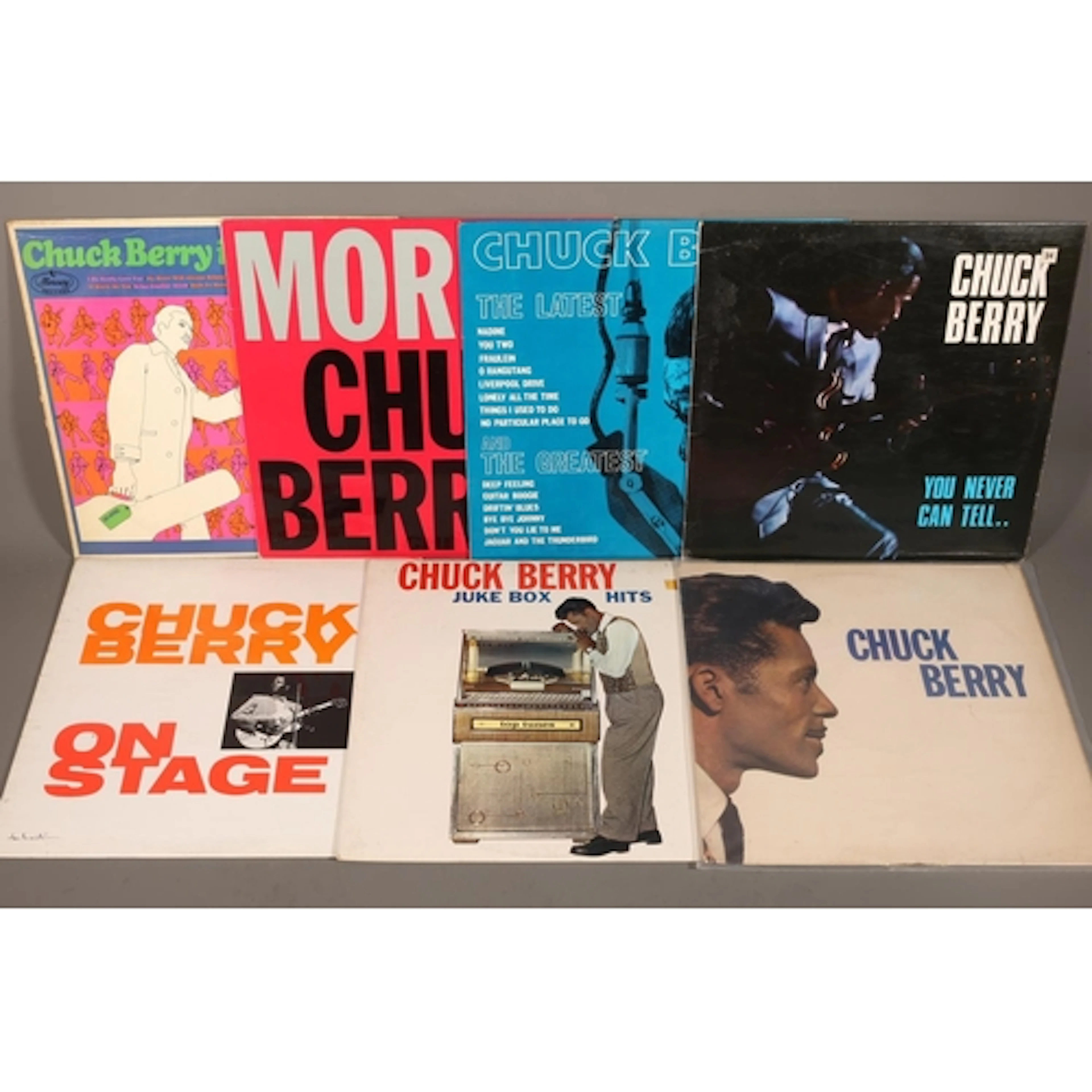 Chuck Berry vinyl records to include self titles album, Juke...
