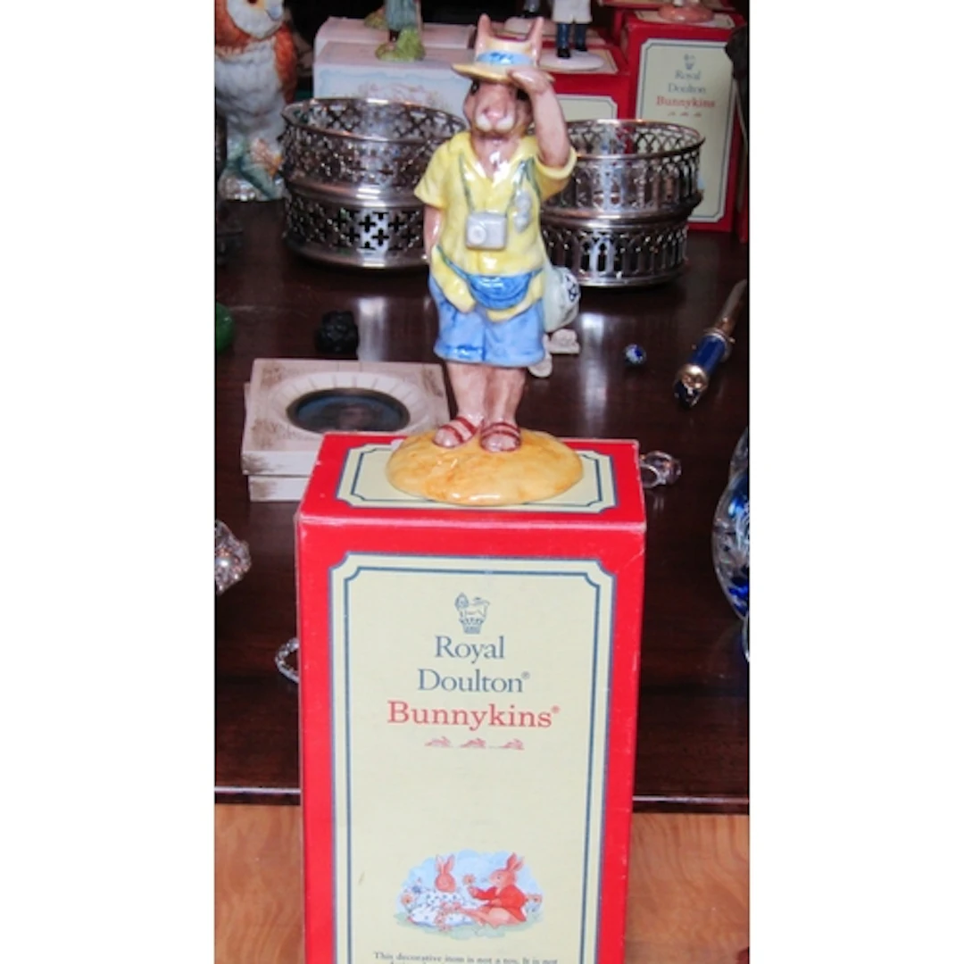 Royal Doulton Bunnykins Figure Fine Porcelain Stamped with M...