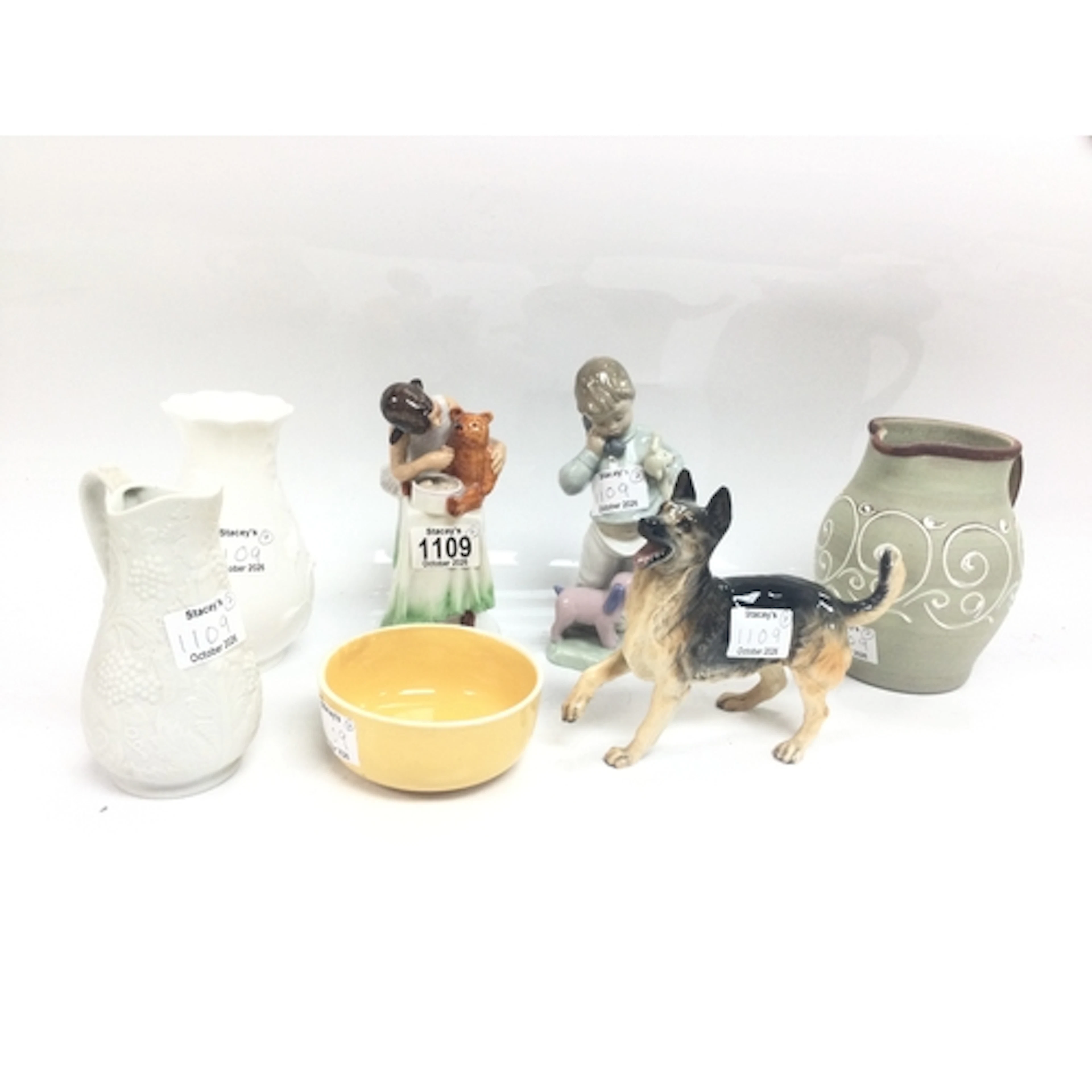 Doulton and NAO figures and additional ceramics items