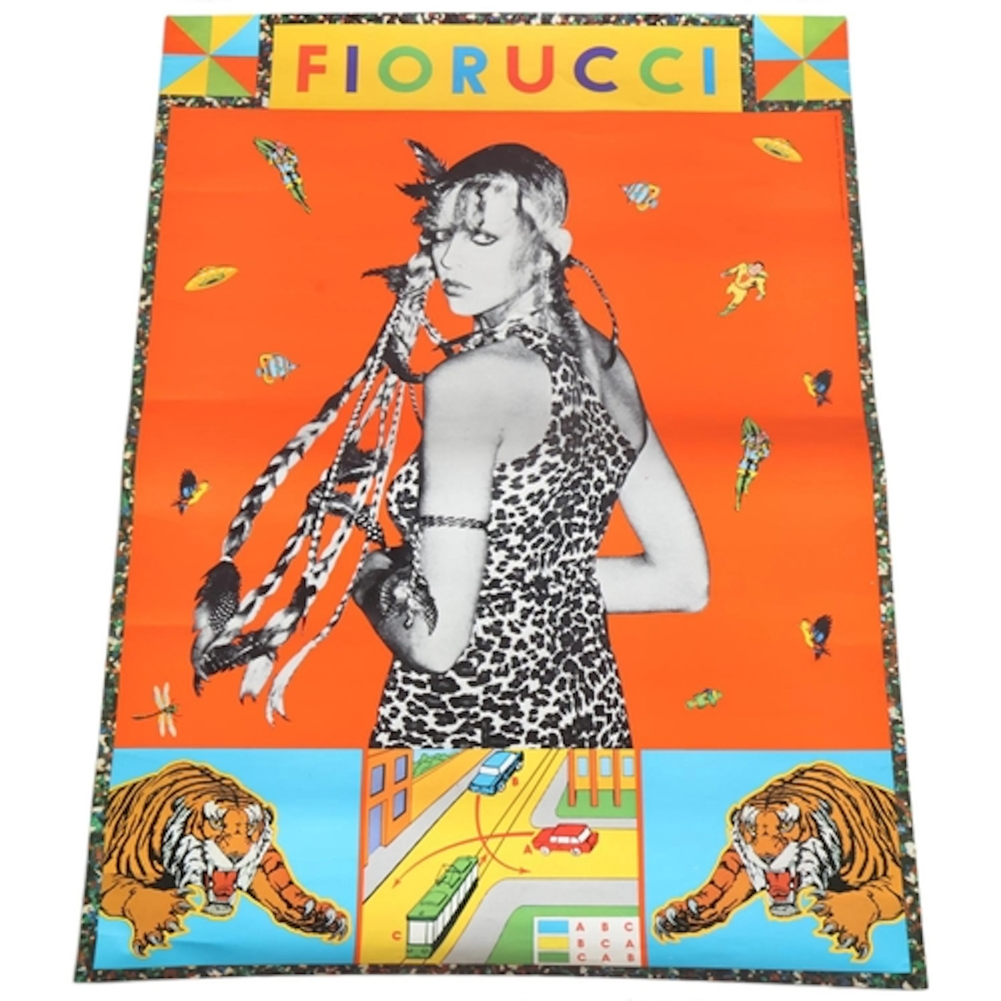 Fiorucci - a vintage 1980s fashion full-colour advertising p...