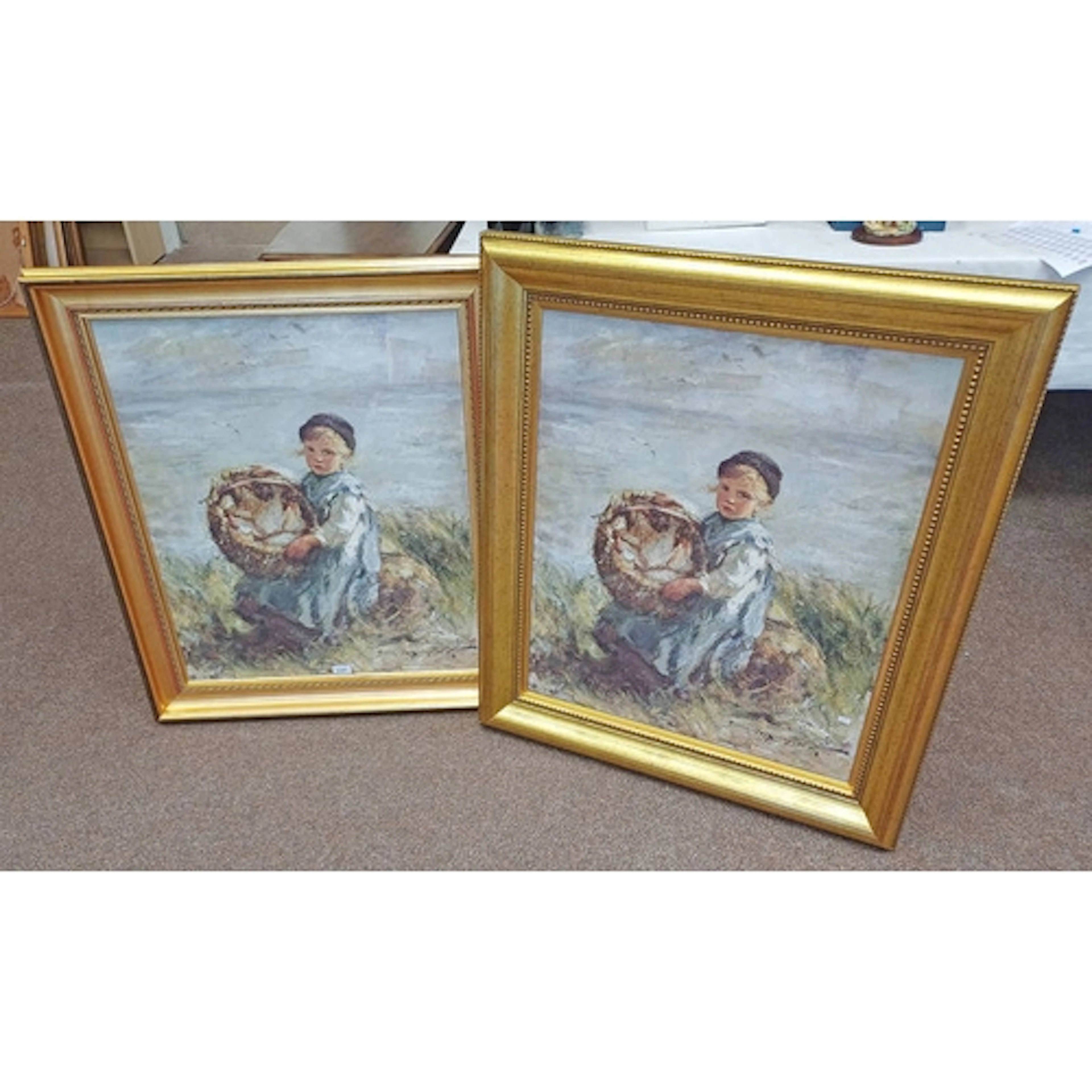 2 GILT FRAMED PRINTS AFTER ROBERT GEMMELL HUTCHISON, THE FIS...