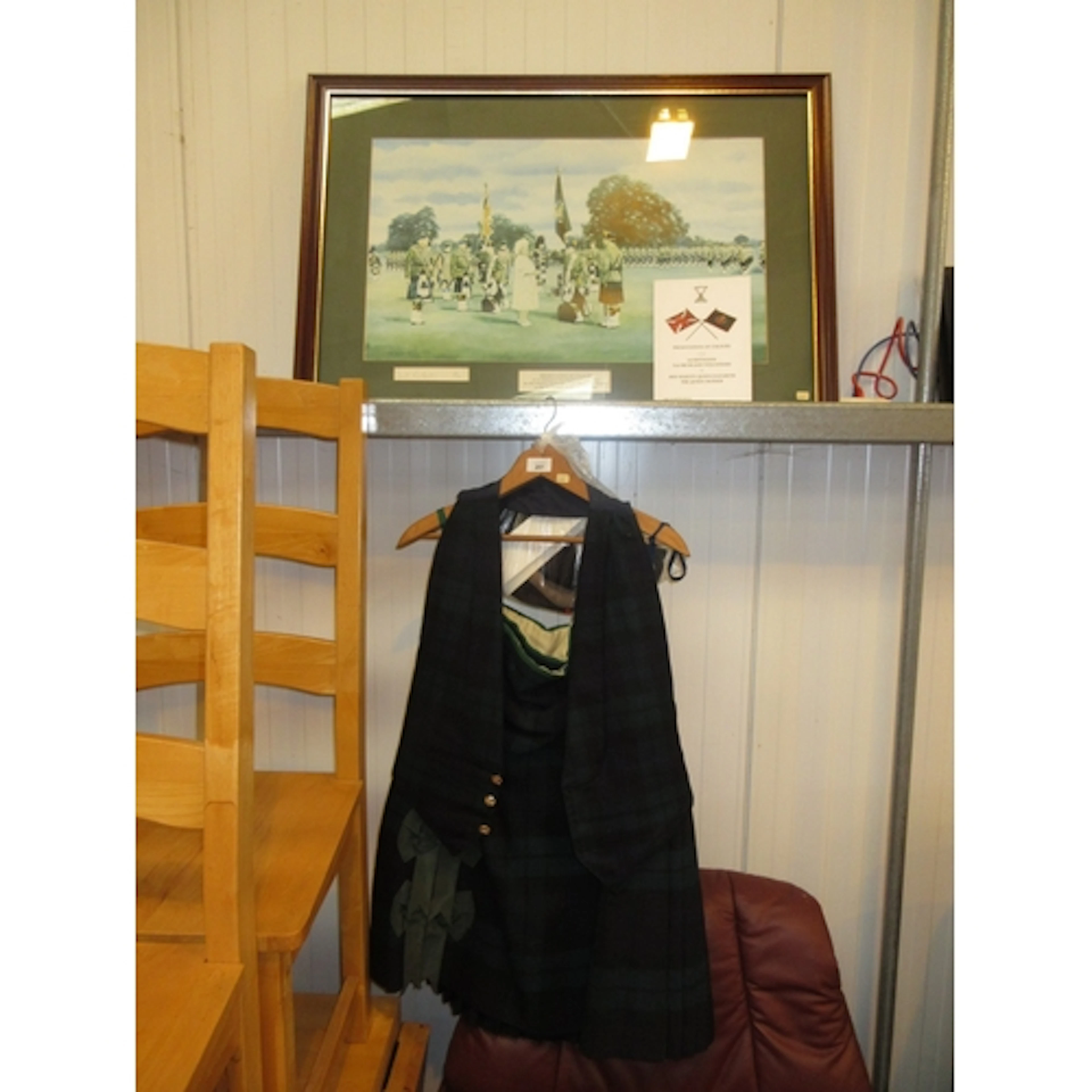 Black Watch Kilt, Waistcoat and Accessories, along with a Da...