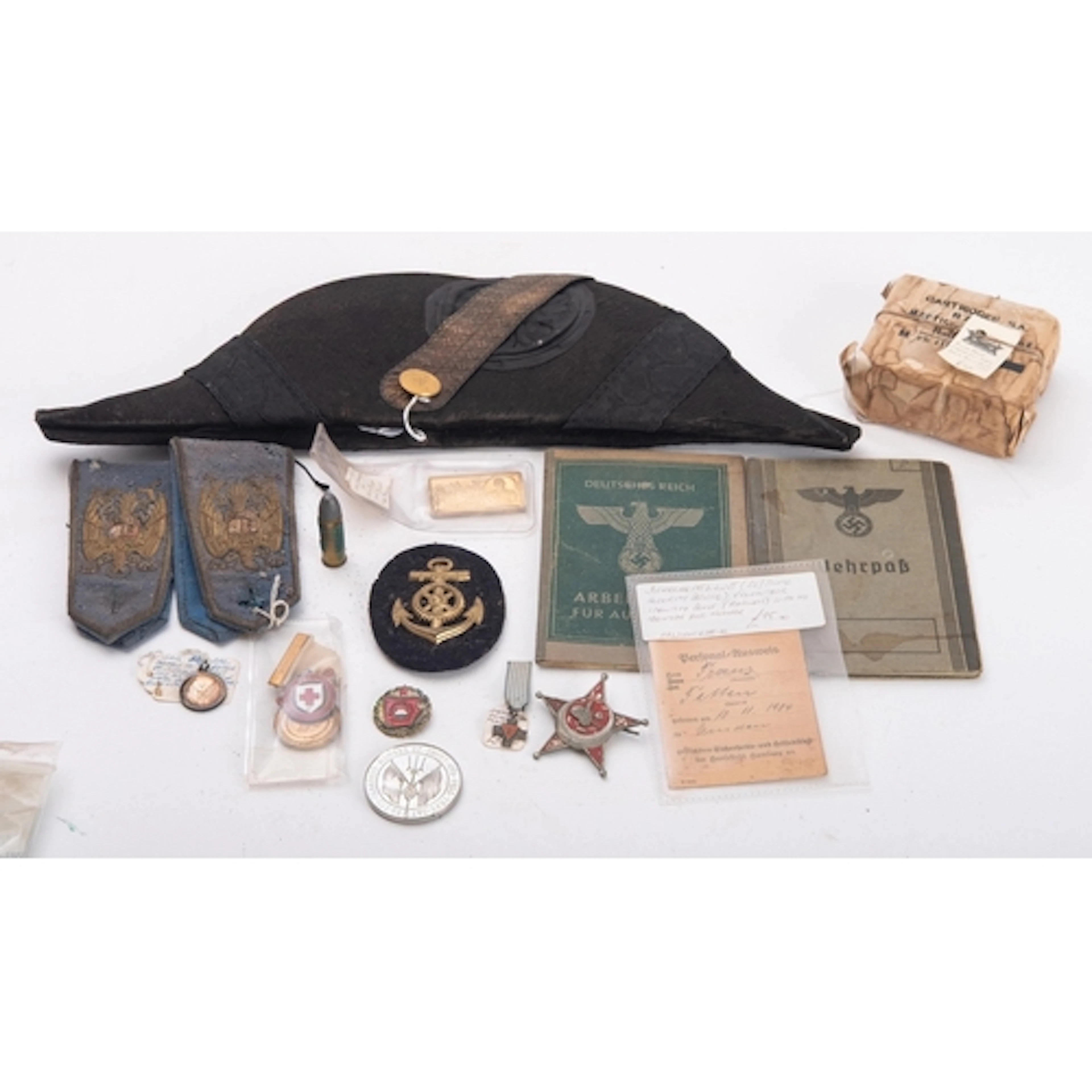 A collection of various miliaria, including a WWI Galipoli S...