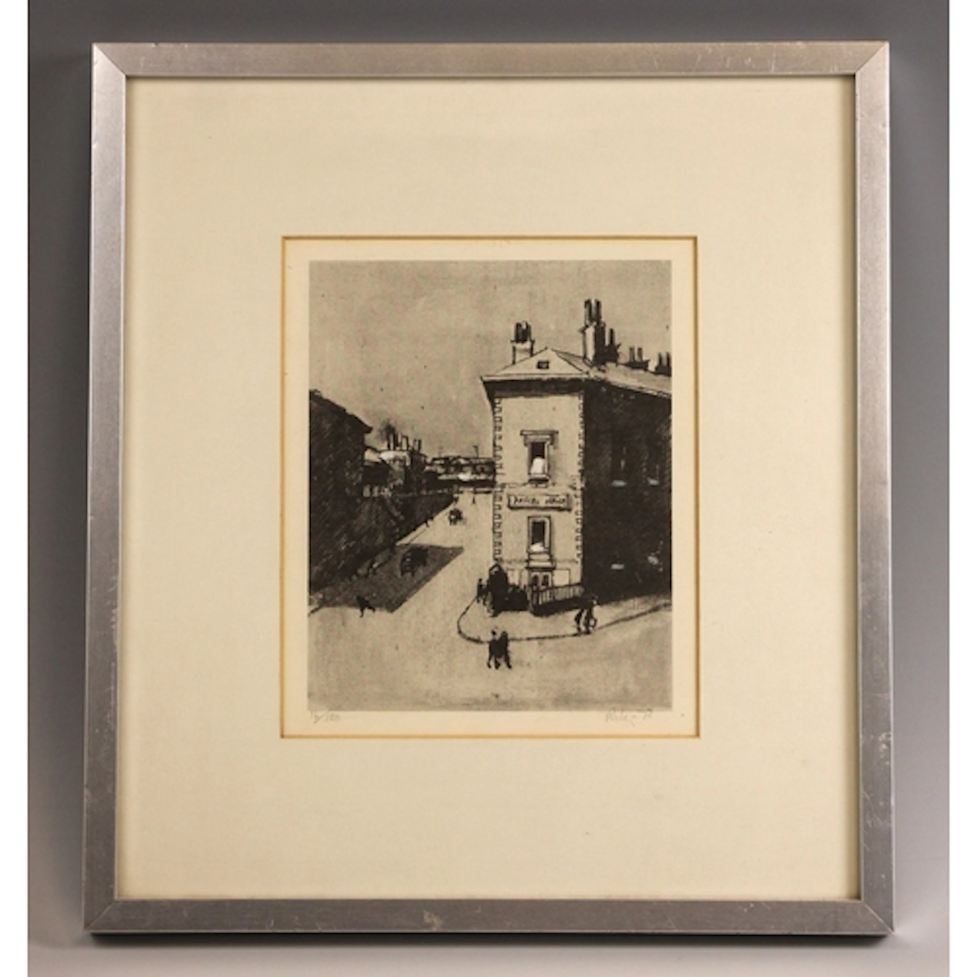 Harold Riley (British, 1934-2023), Parcel Office at Victor...