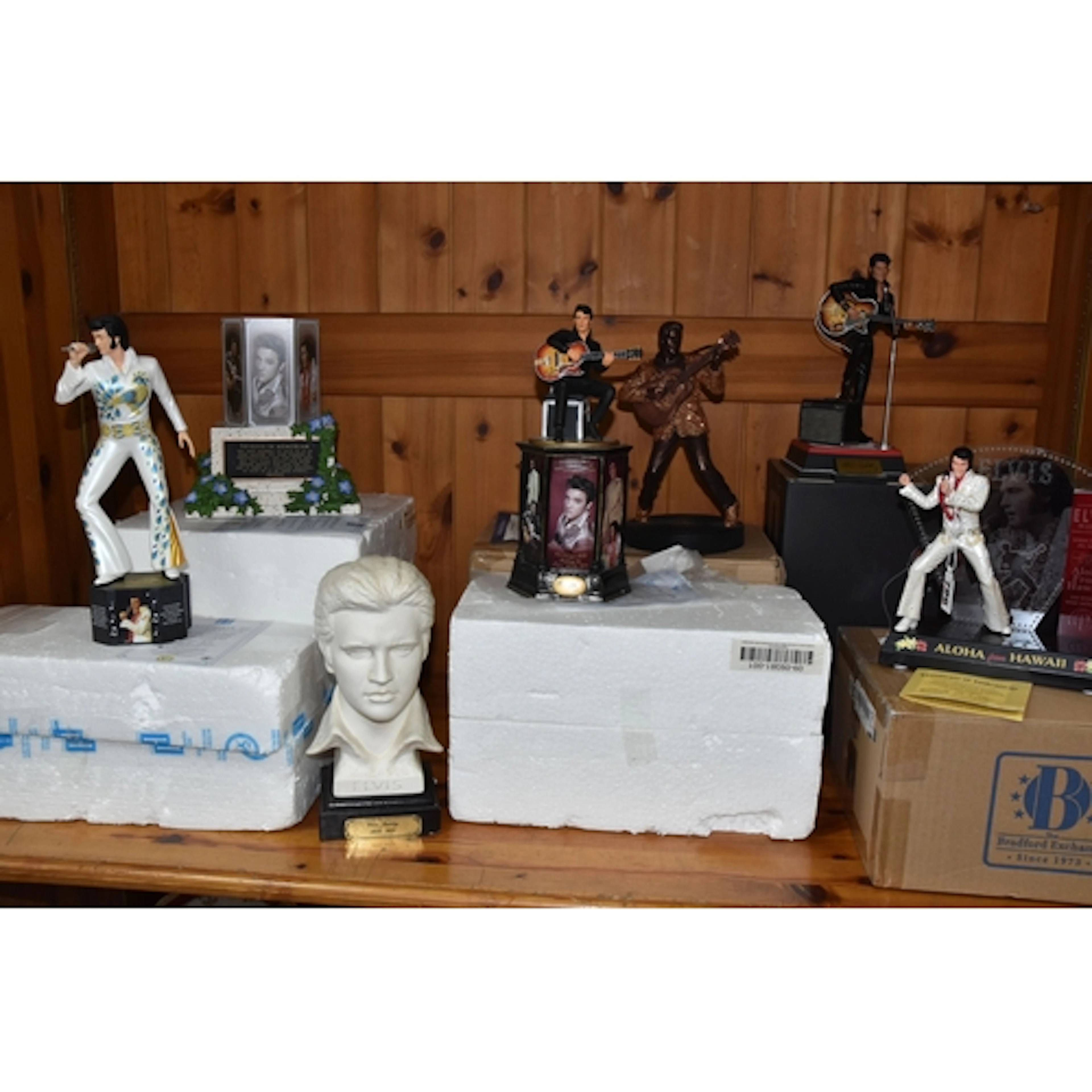 A GROUP OF ELVIS PRESLEY RELATED SCULPTURES, comprising Brad...