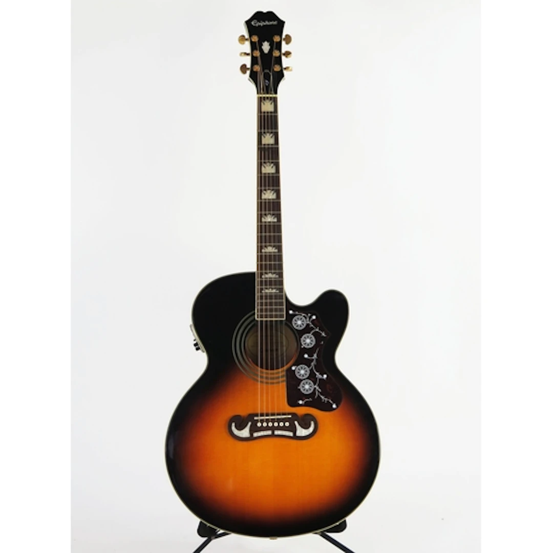 Epiphone EJ-200SCE VS Vintage Sunburst Jumbo-Sized Electro-A...