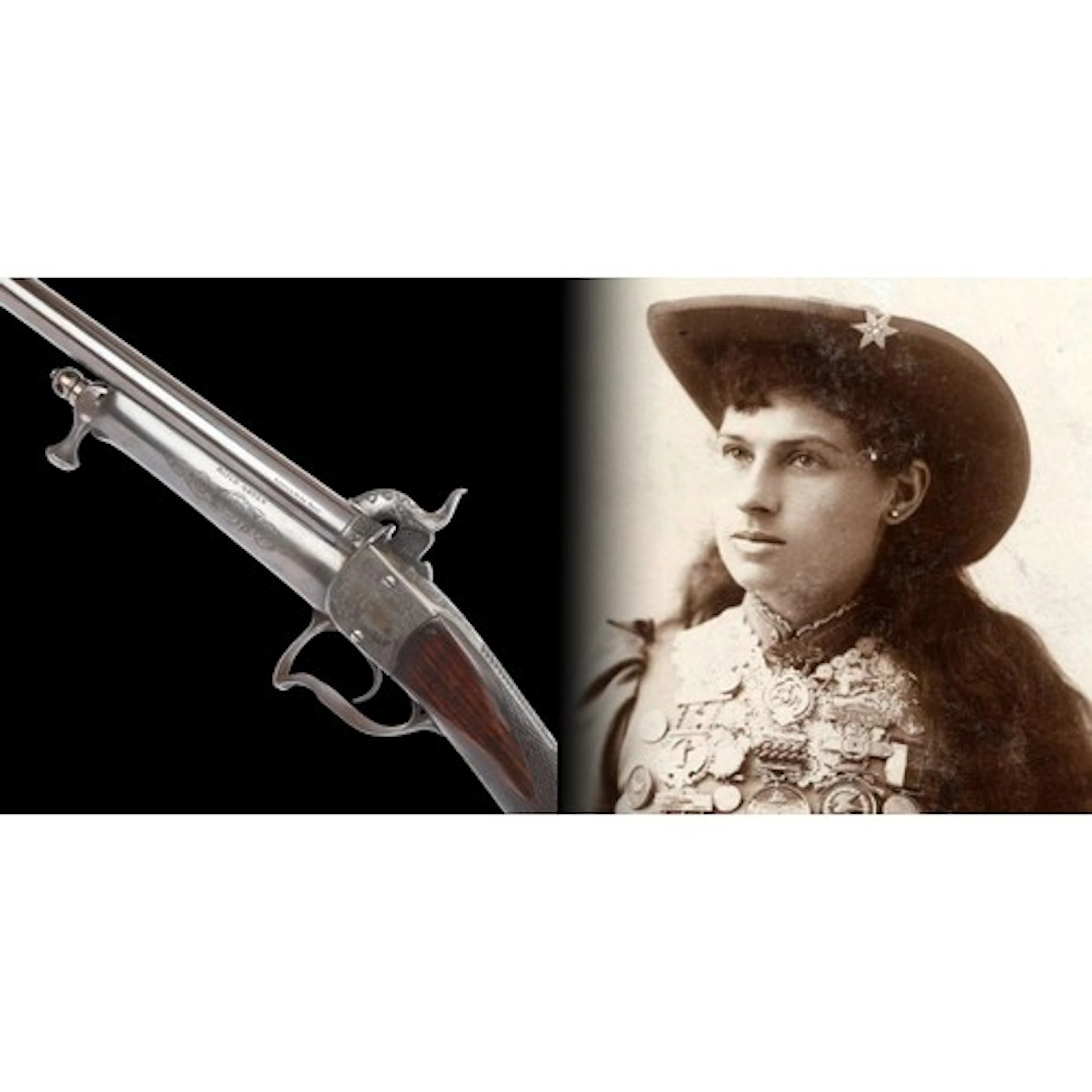 Annie Oakley’s “Rifle Queen” Presentation Engraved Daw’s 408...