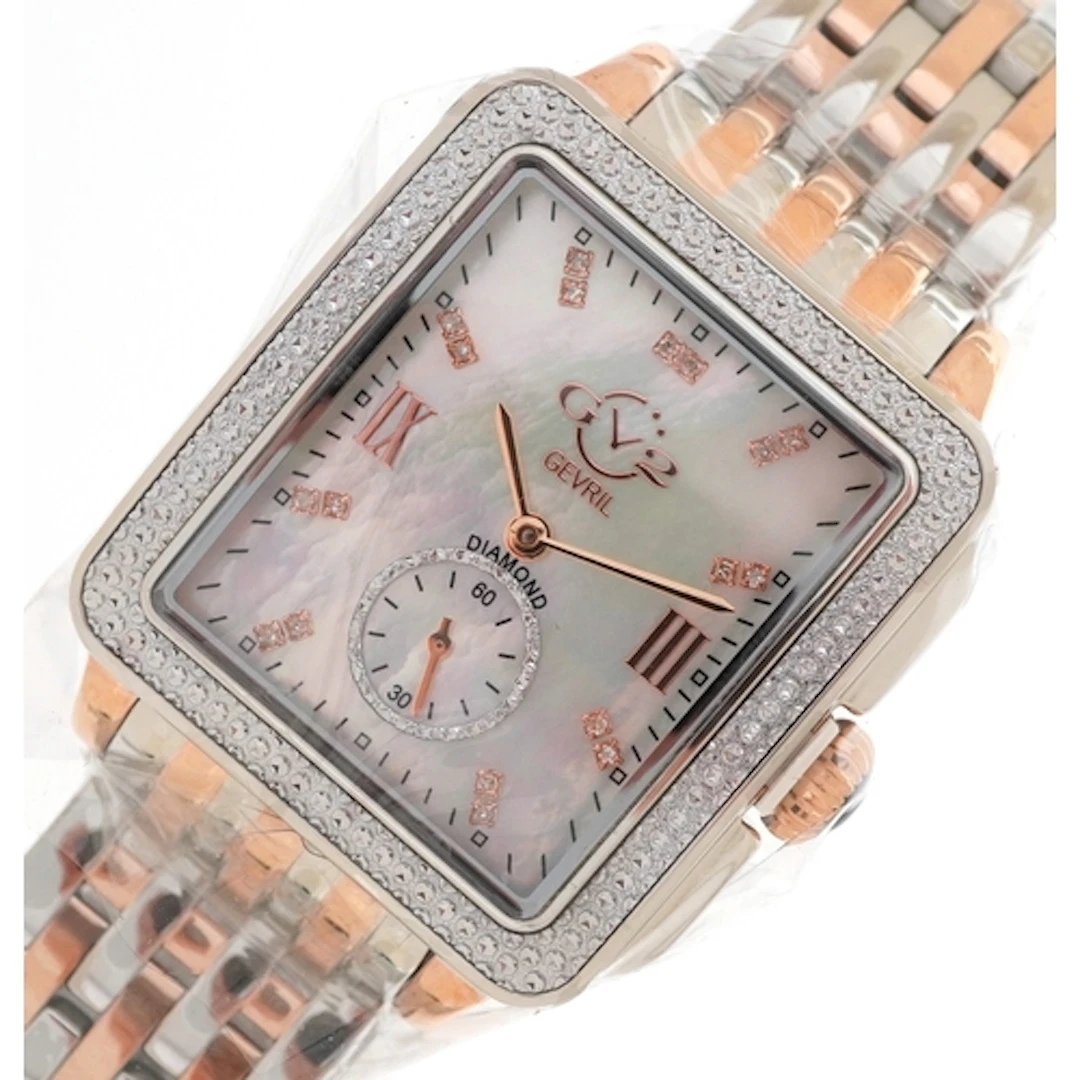 Gevril, as new Ladies Gevril Diamond wristwatch with box and...