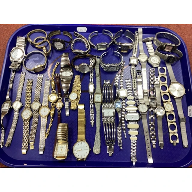 A Collection of Assorted Ladies Wristwatches, including Accu...