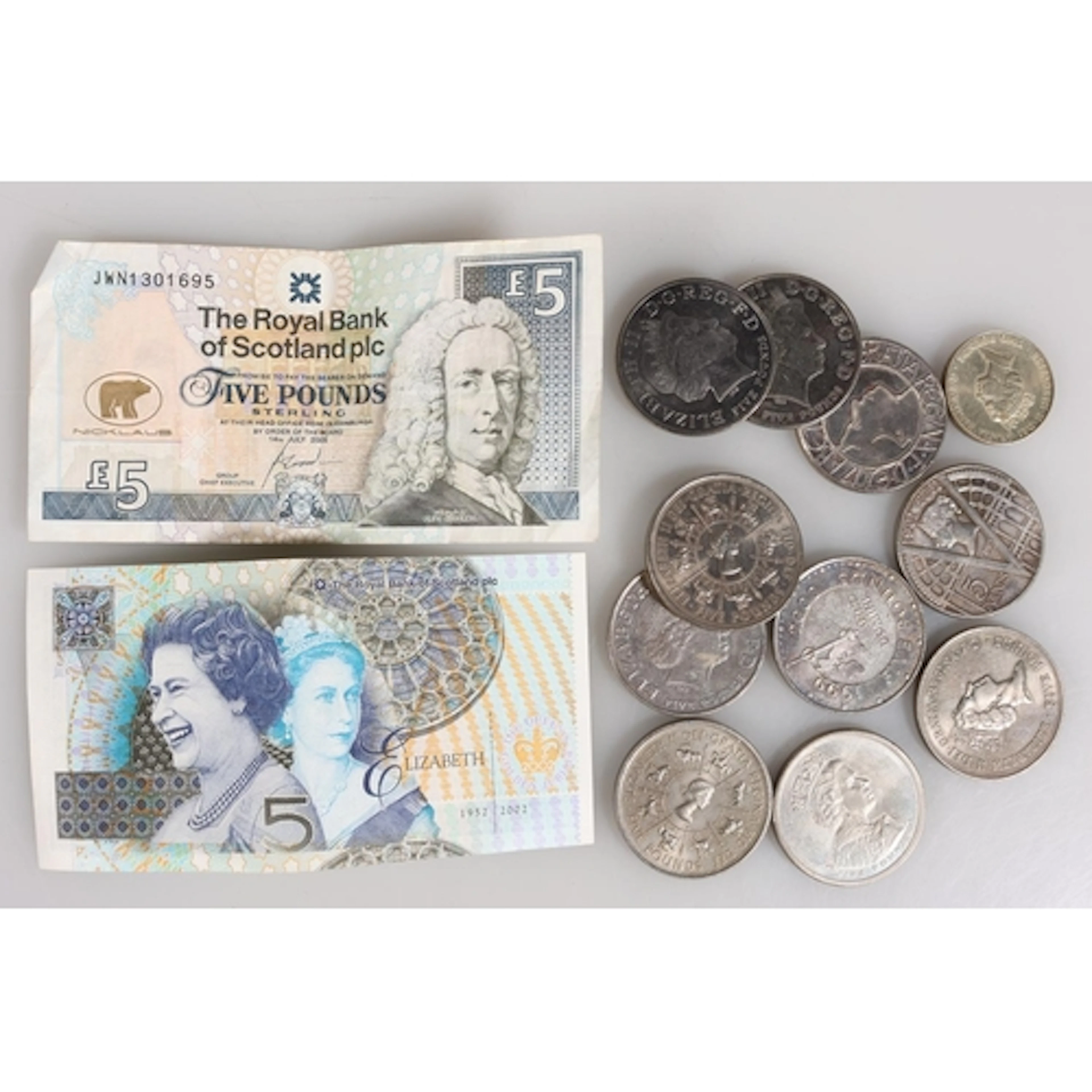 Coin collection to include UNITED KINGDOM five pound coins 1...