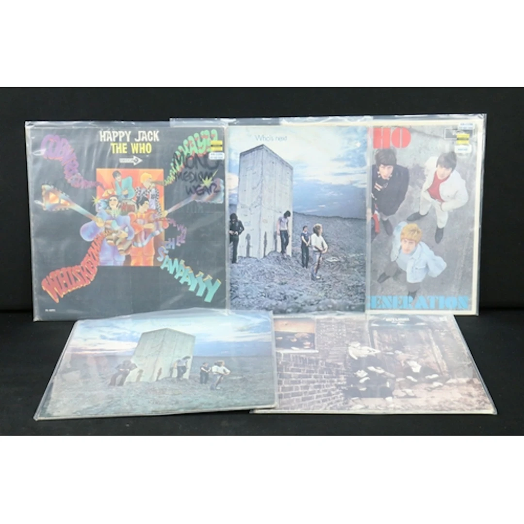 Vinyl - 5 The Who LPs to include Happy Jack (US first press ...