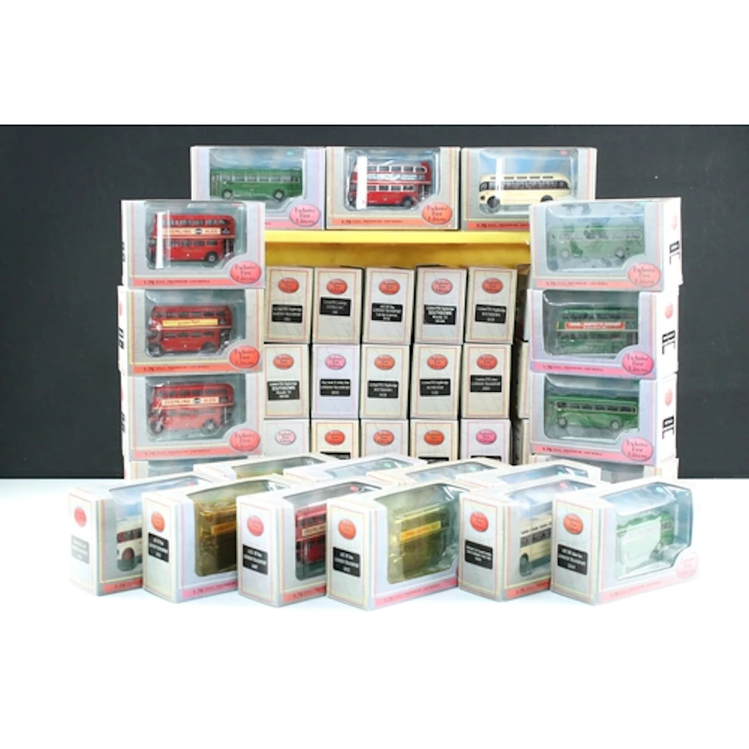 42 Boxed EFE Exclusive First Editions diecast model buses to...