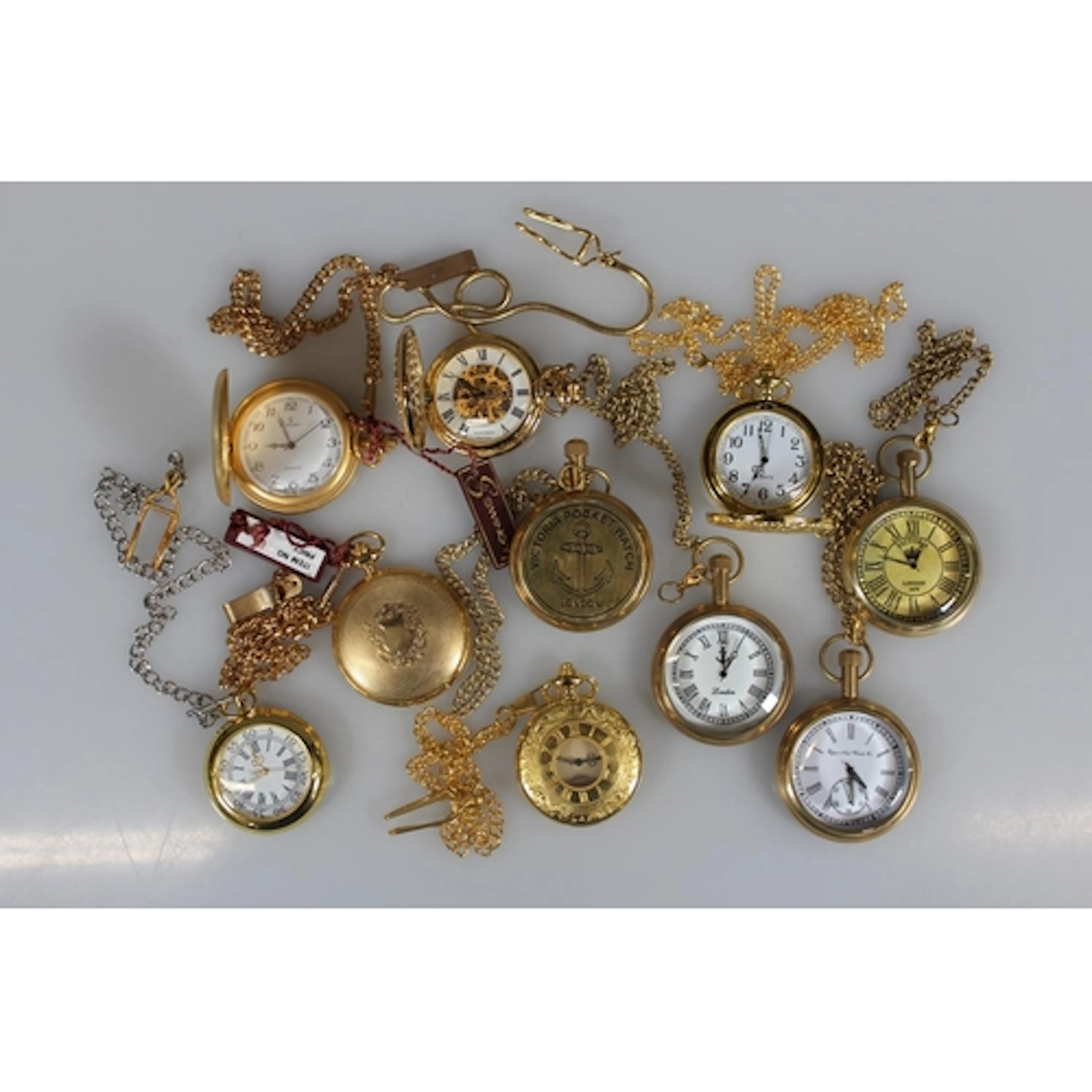 Four Victoria London Pocket Watch collectors pocket watches,...