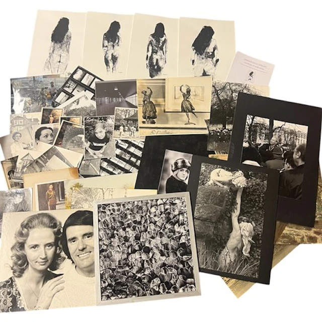 Ephemera lot that includes a set of four Terence Kelly (Brit...