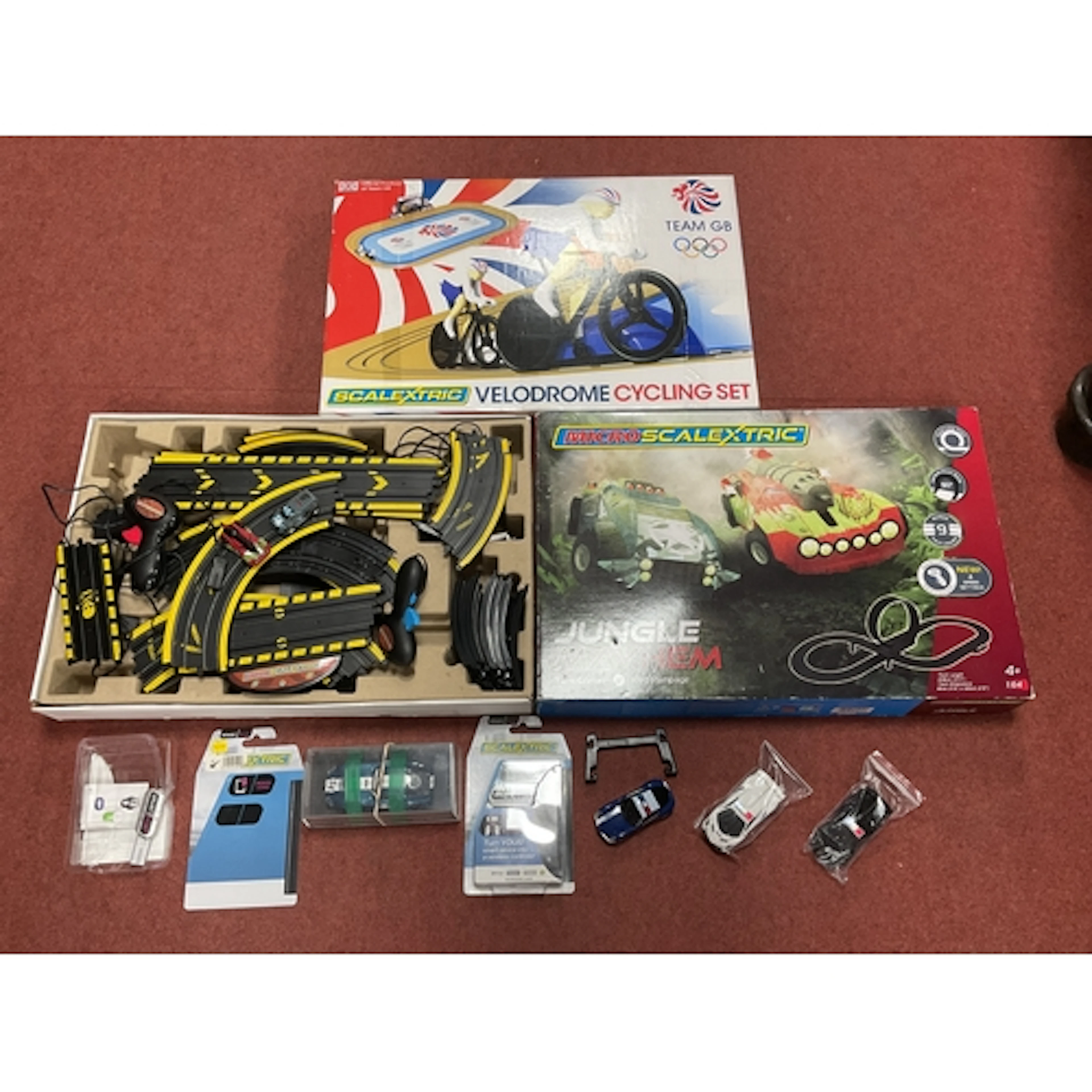 Slot Car interest; comprising of a cased Revell Shelby Cobra...