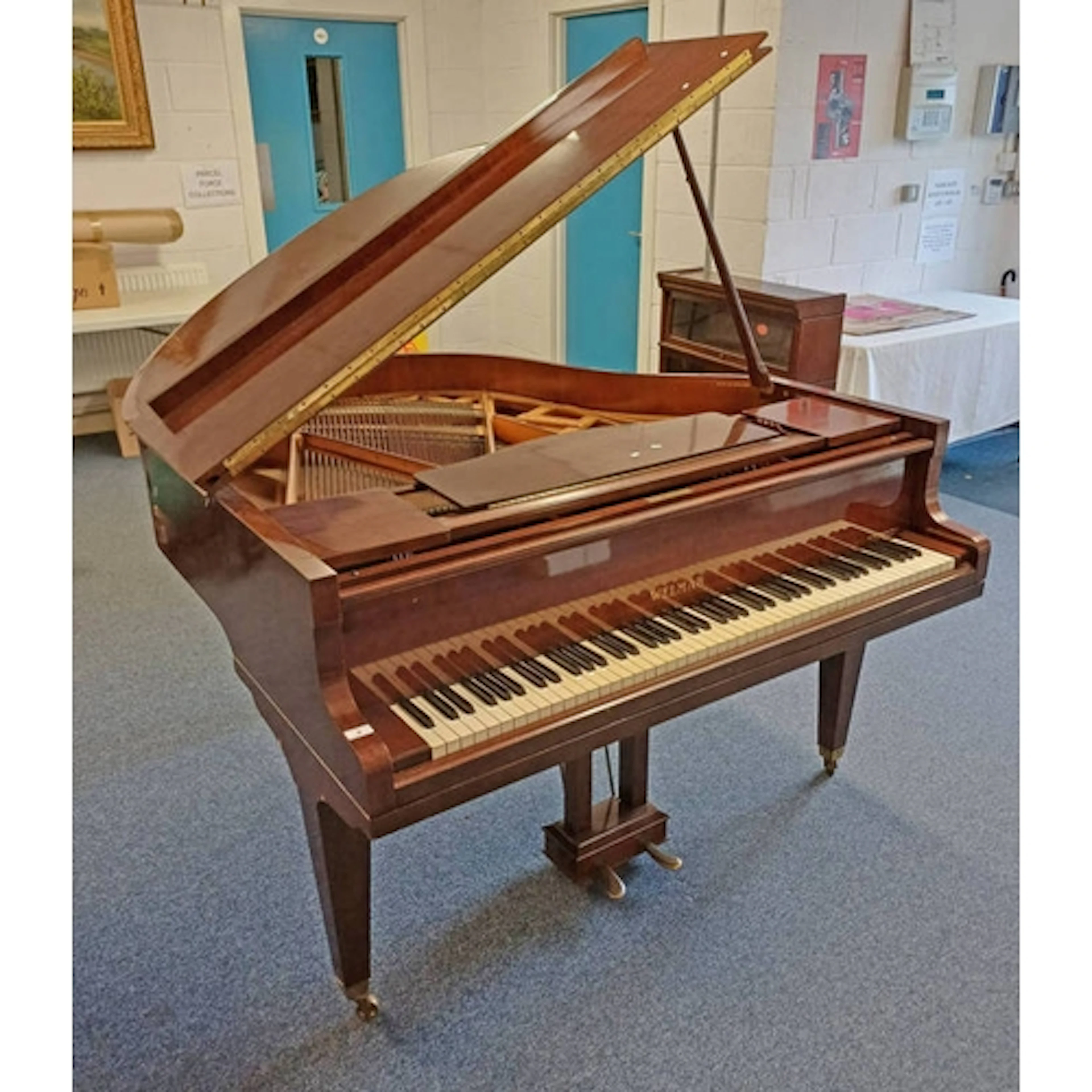 20TH CENTURY MAHOGANY BABY GRAND PIANO BY WELMAR NO 50170 S...