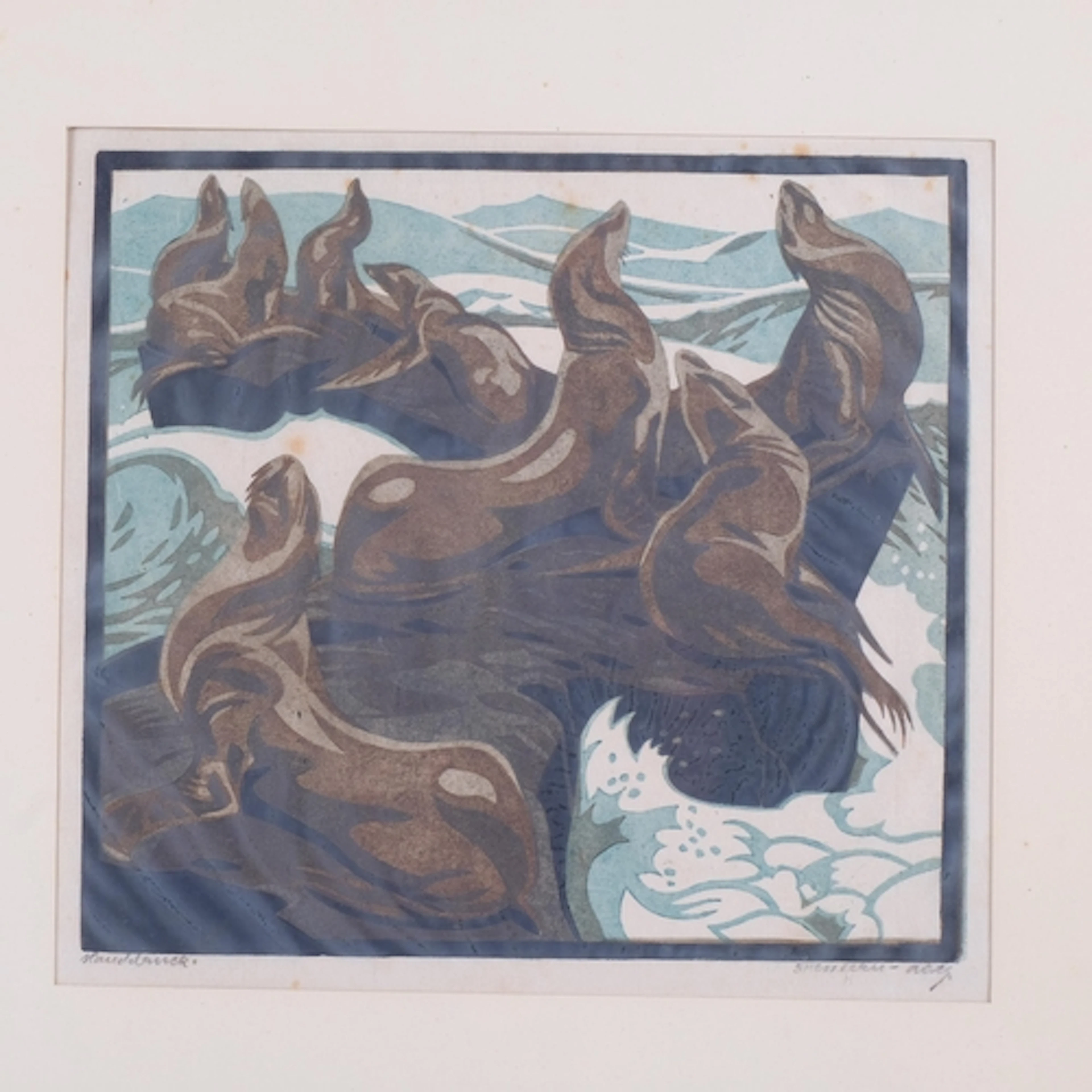Norbertine von Bresslern-Roth (1891 - 1978), seals, 1926. co...