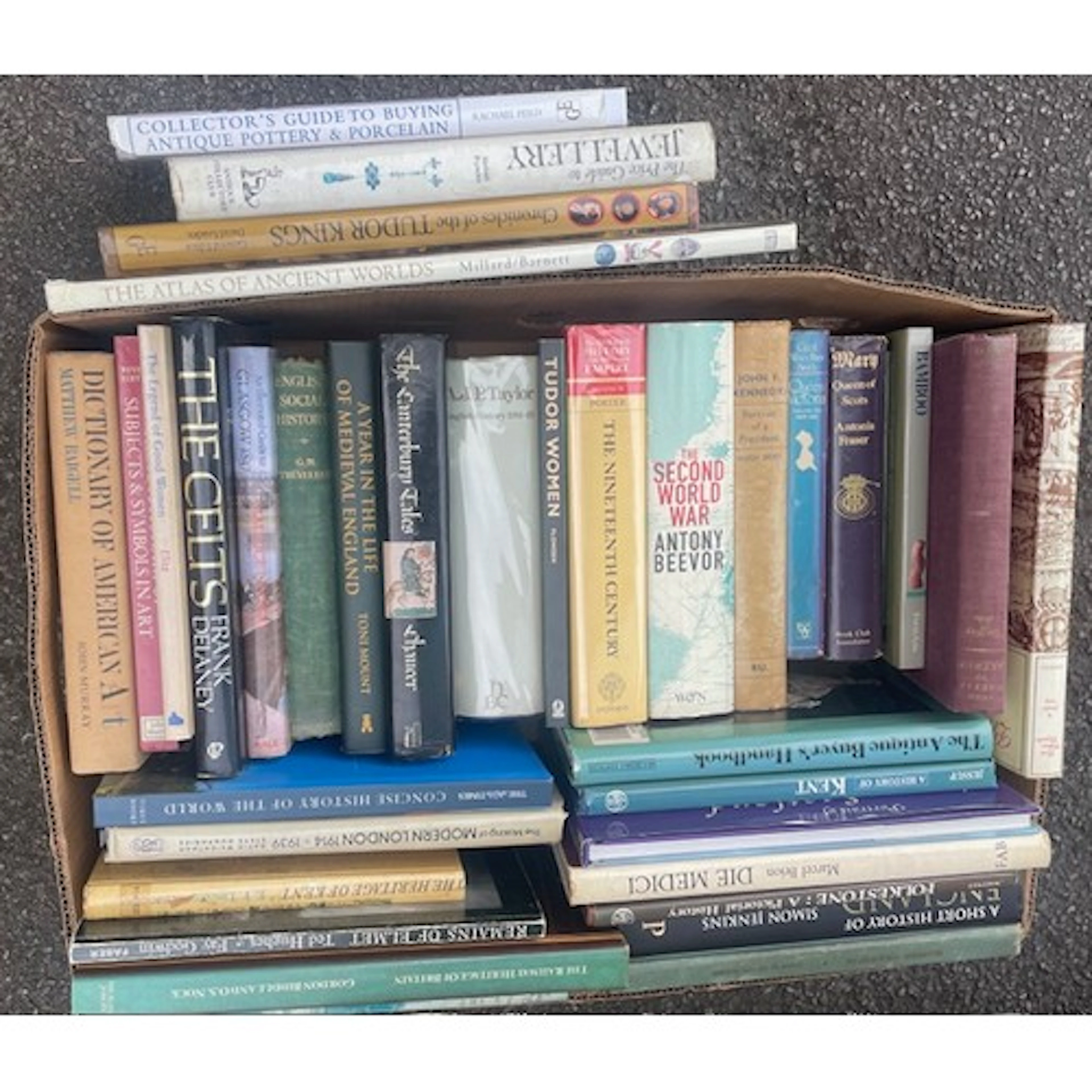 Books incl. The Celts, The Second World War, Mary Queen of S...
