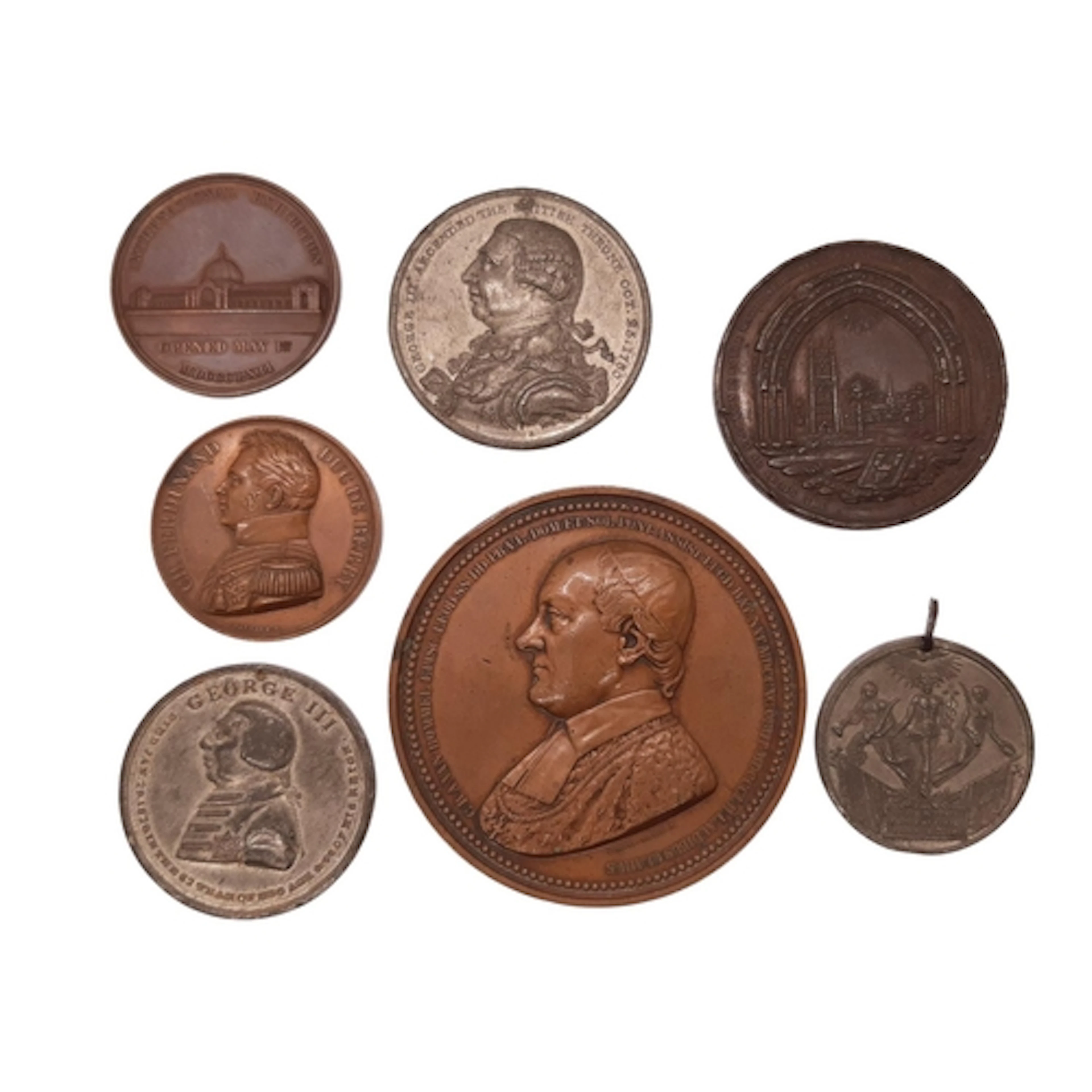 A collection of 19th century British and European bronze and...