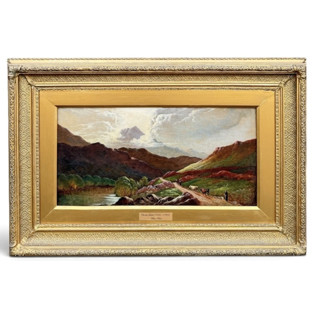 CHARLES LESLIE (BRITISH 1839-1890): BEN NEVIS Oil on canvas....
